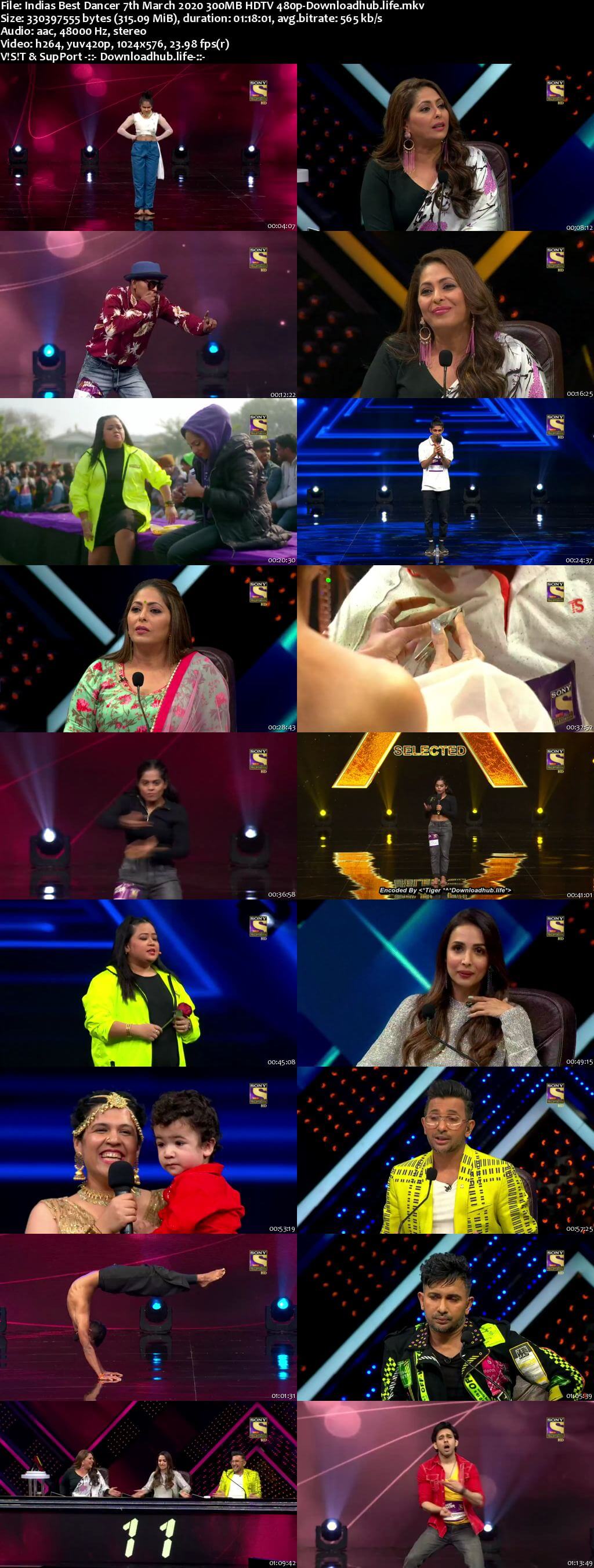 Indias Best Dancer 07 March 2020 Episode 03 HDTV 480p