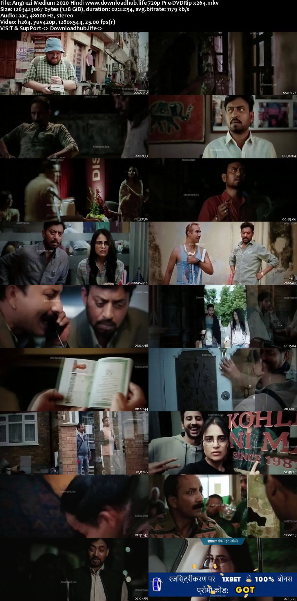 Angrezi Medium 2020 Hindi 720p 480p Pre-DVDRip x264