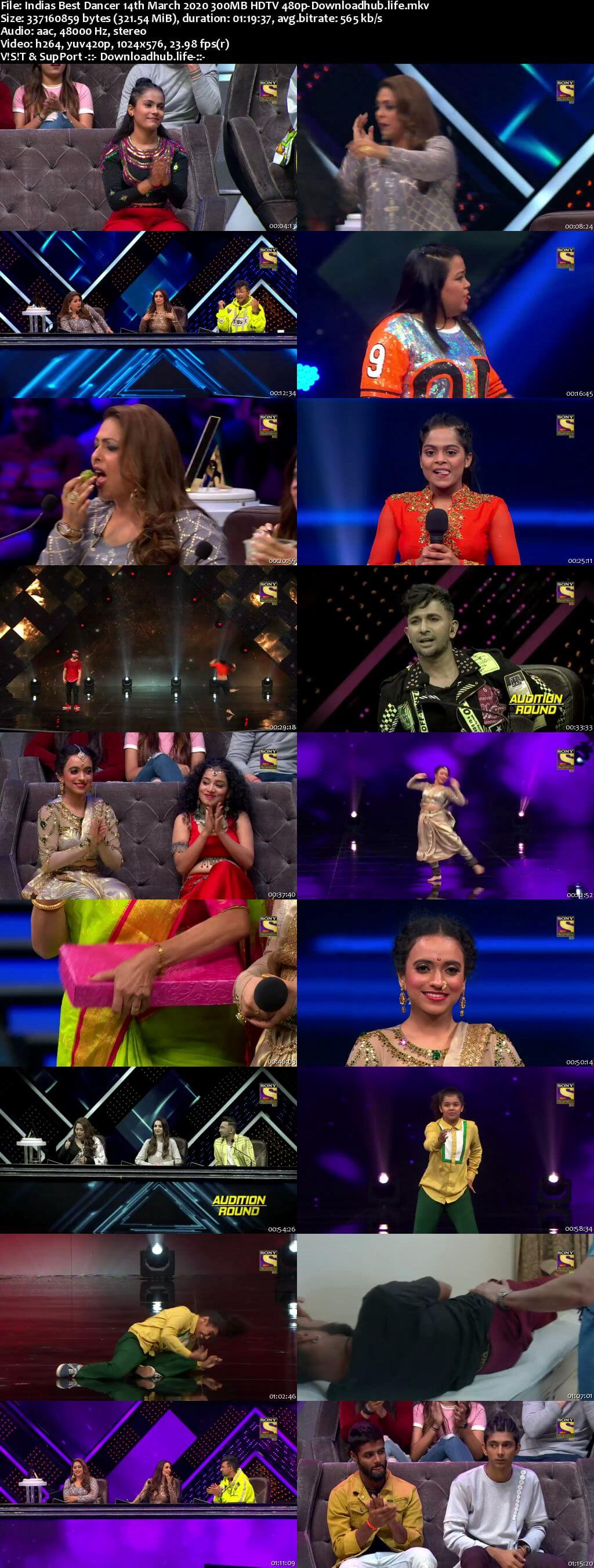 Indias Best Dancer 14 March 2020 Episode 05 HDTV 480p