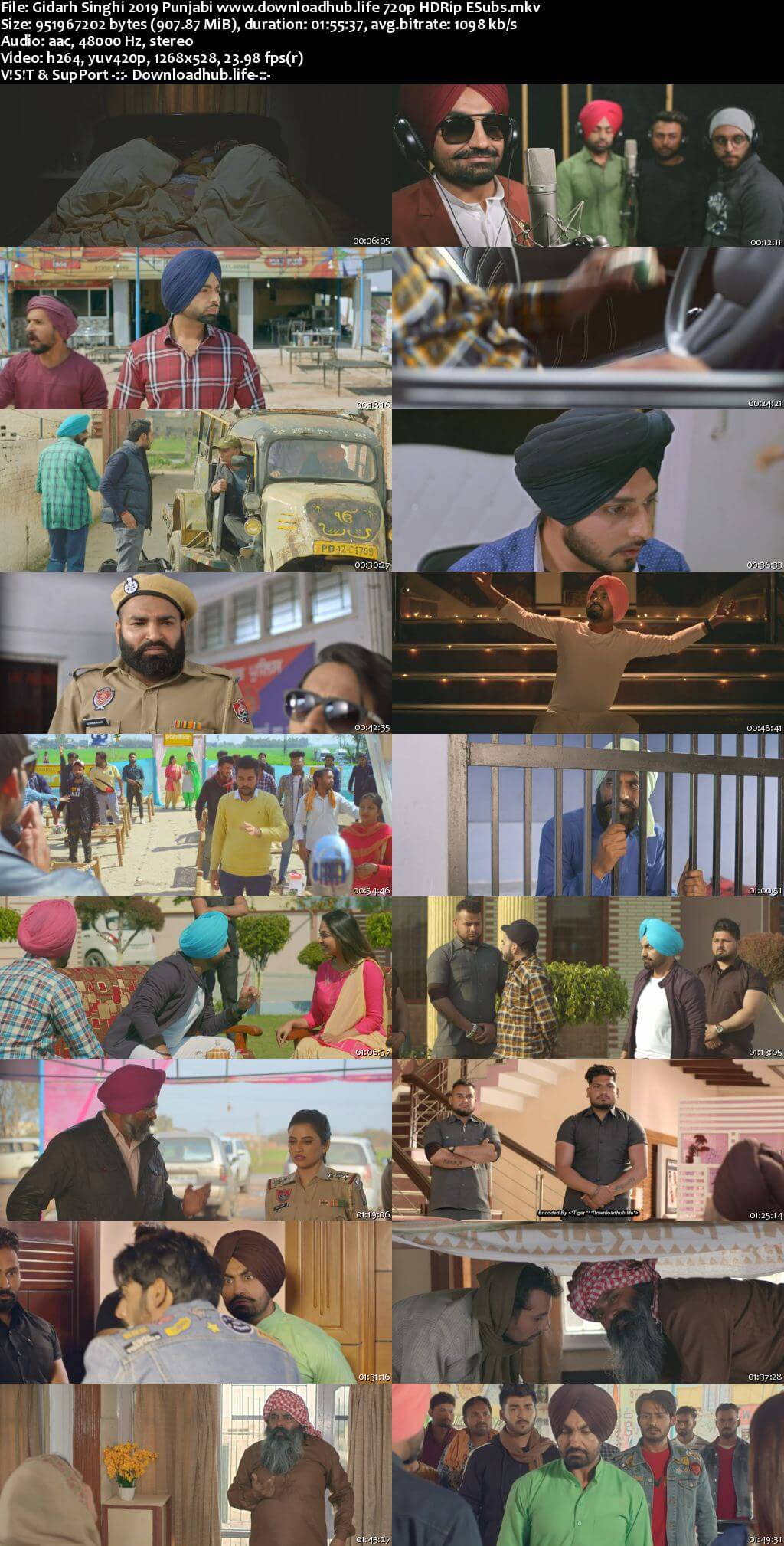 Gidarh Singhi 2019 Punjabi 720p HDRip ESubs