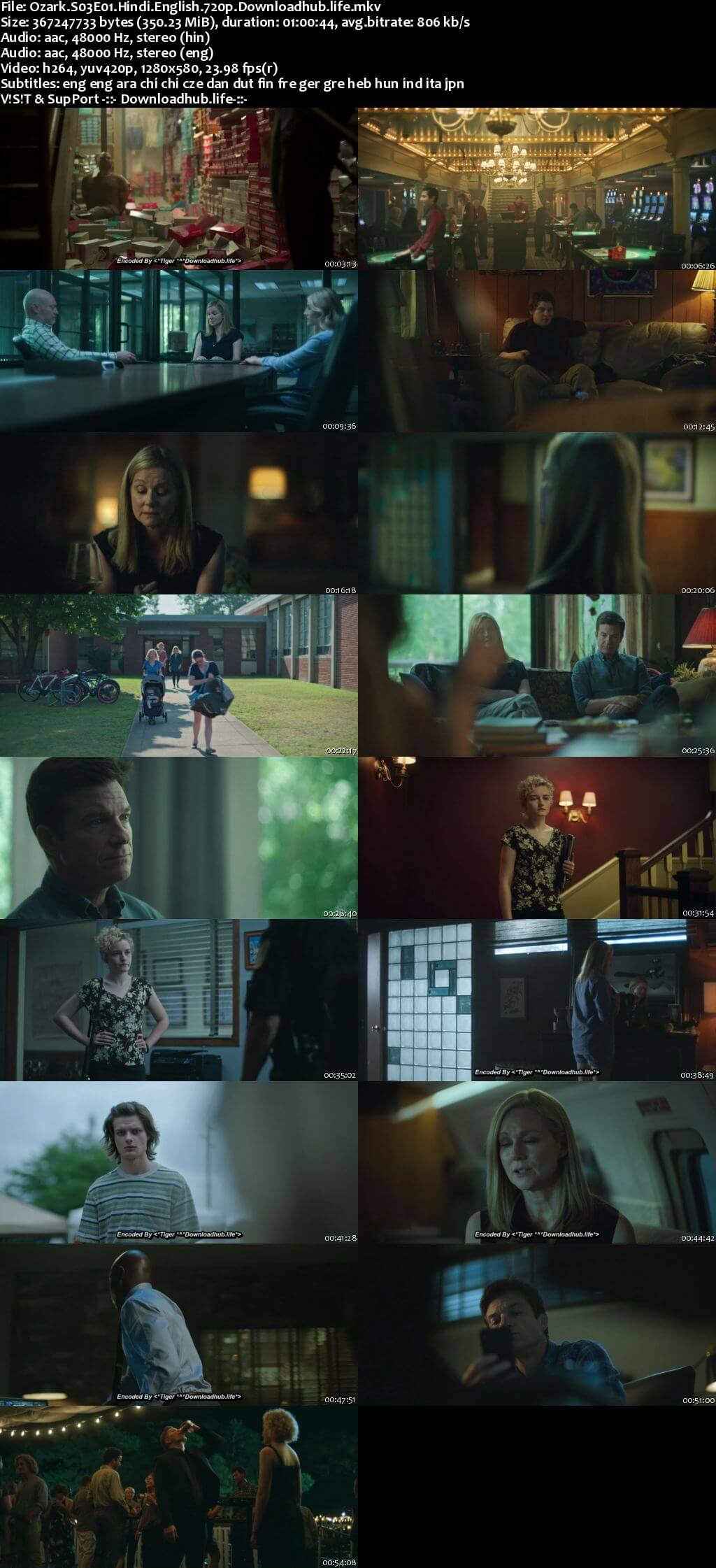 Ozark S03 Complete Hindi Dual Audio 720p Web-DL MSubs