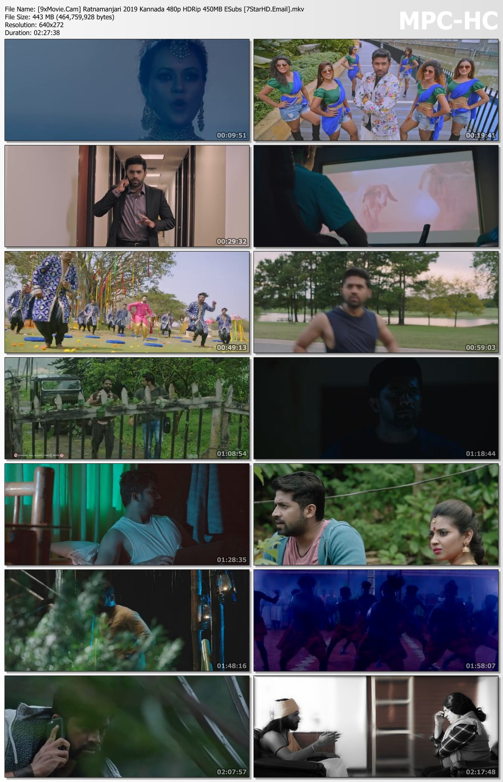 Ratnamanjari 2019 Kannada 480p HDRip x264 450MB ESubs