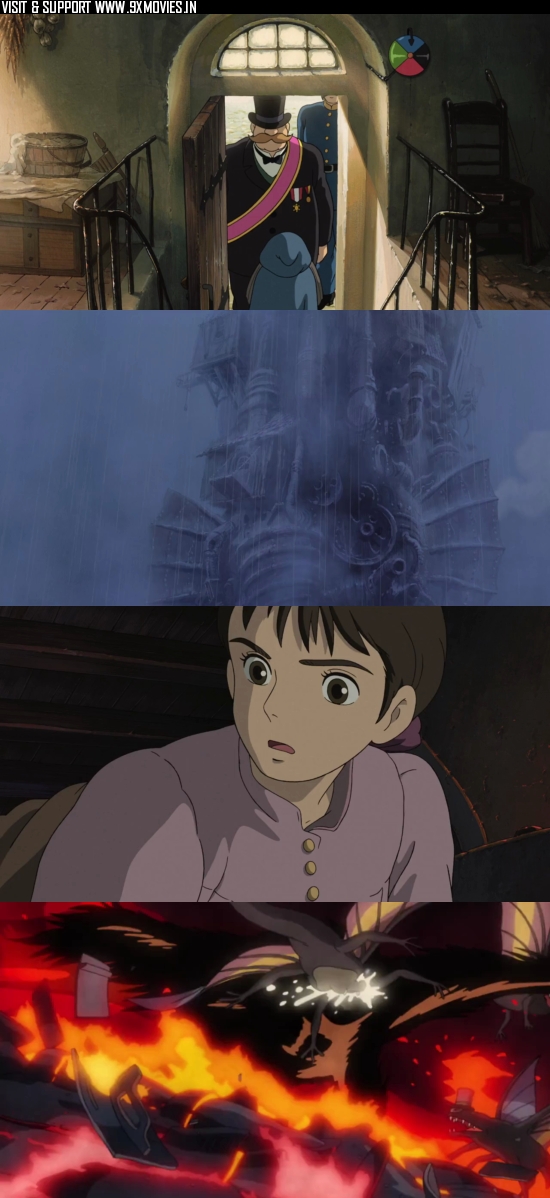 Howls Moving Castle 2004 Dual Audio Hindi 720p BluRay 999mb