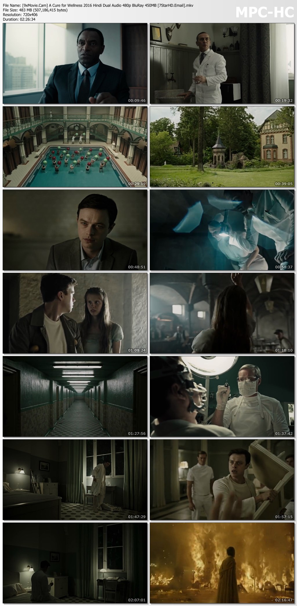 A Cure for Wellness 2016 Hindi Dual Audio 480p BluRay x264 450MB