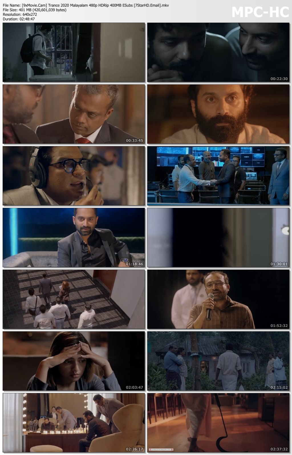 Trance 2020 Malayalam 480p HDRip x264 400MB ESubs