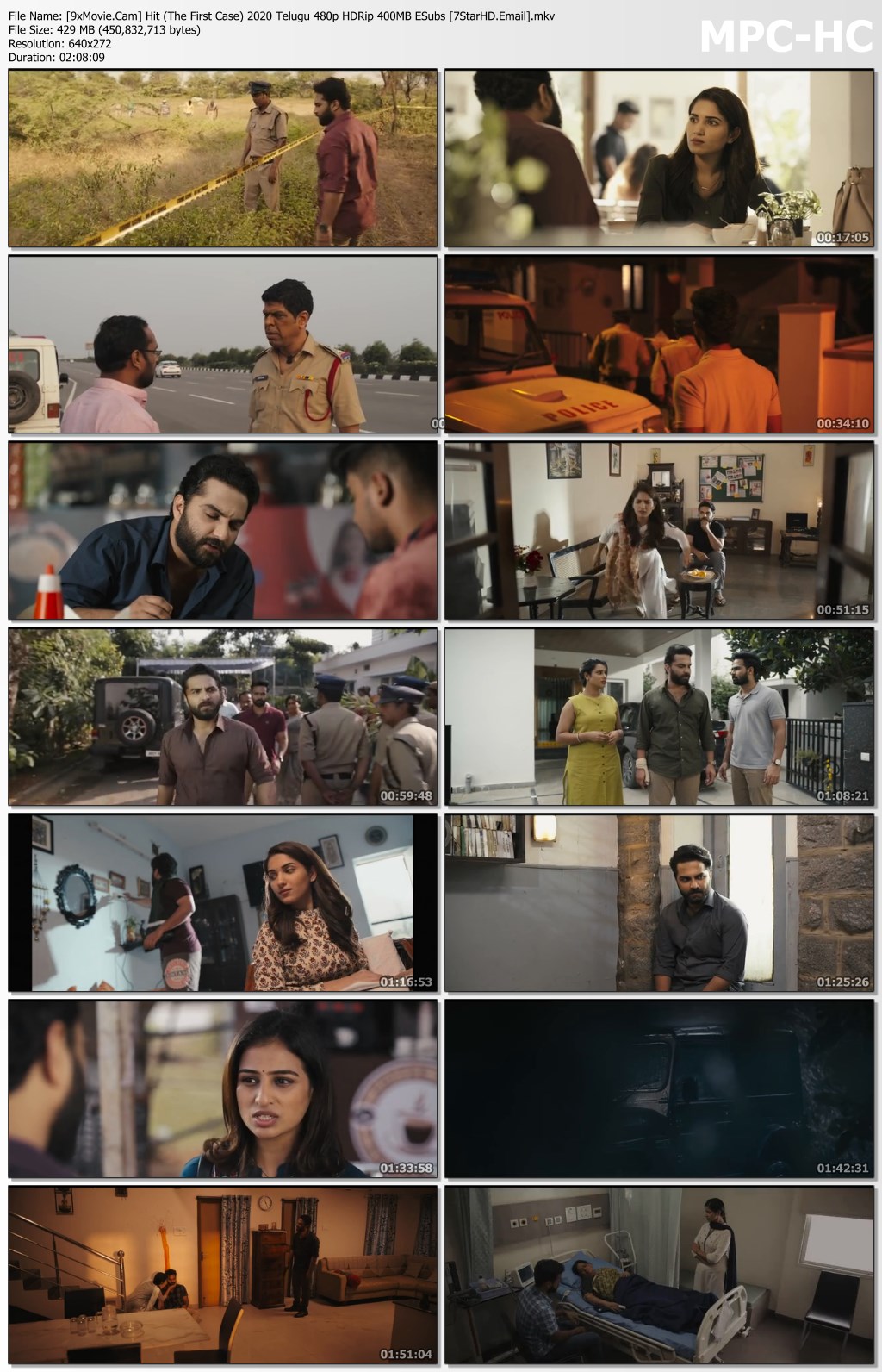 Hit (The First Case) 2020 Telugu 480p HDRip x264 400MB ESubs