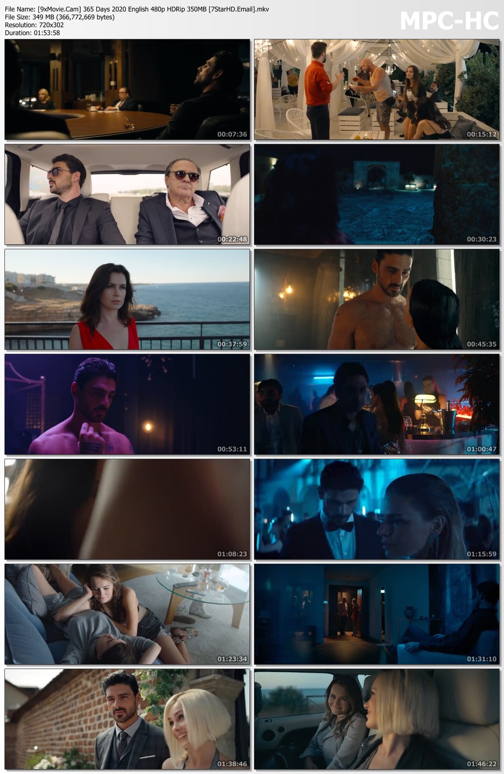 365 Days 2020 English 480p HDRip x264 350MB