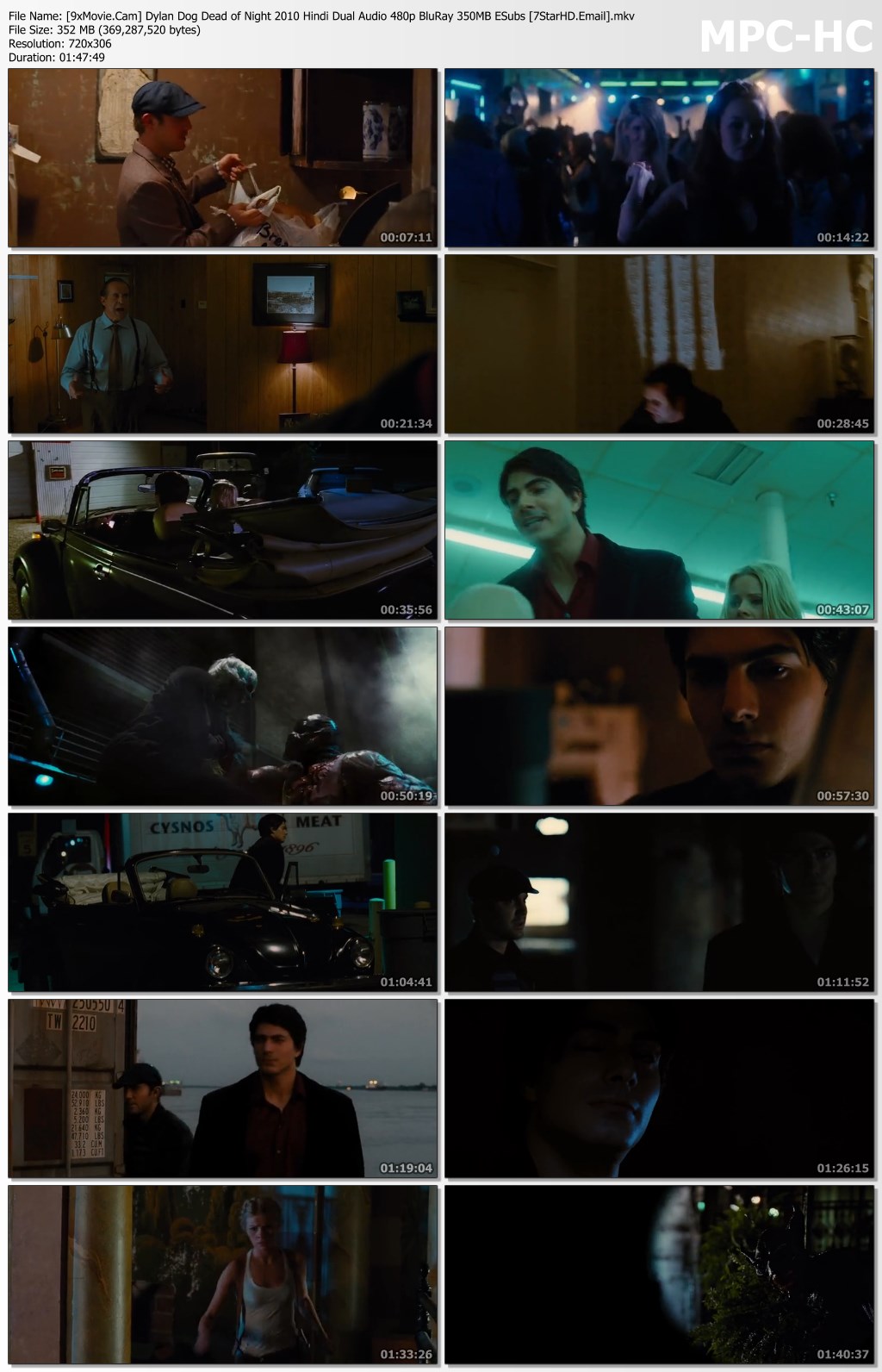 Dylan Dog Dead of Night 2010 Hindi Dual Audio 480p BluRay x264 350MB ESubs