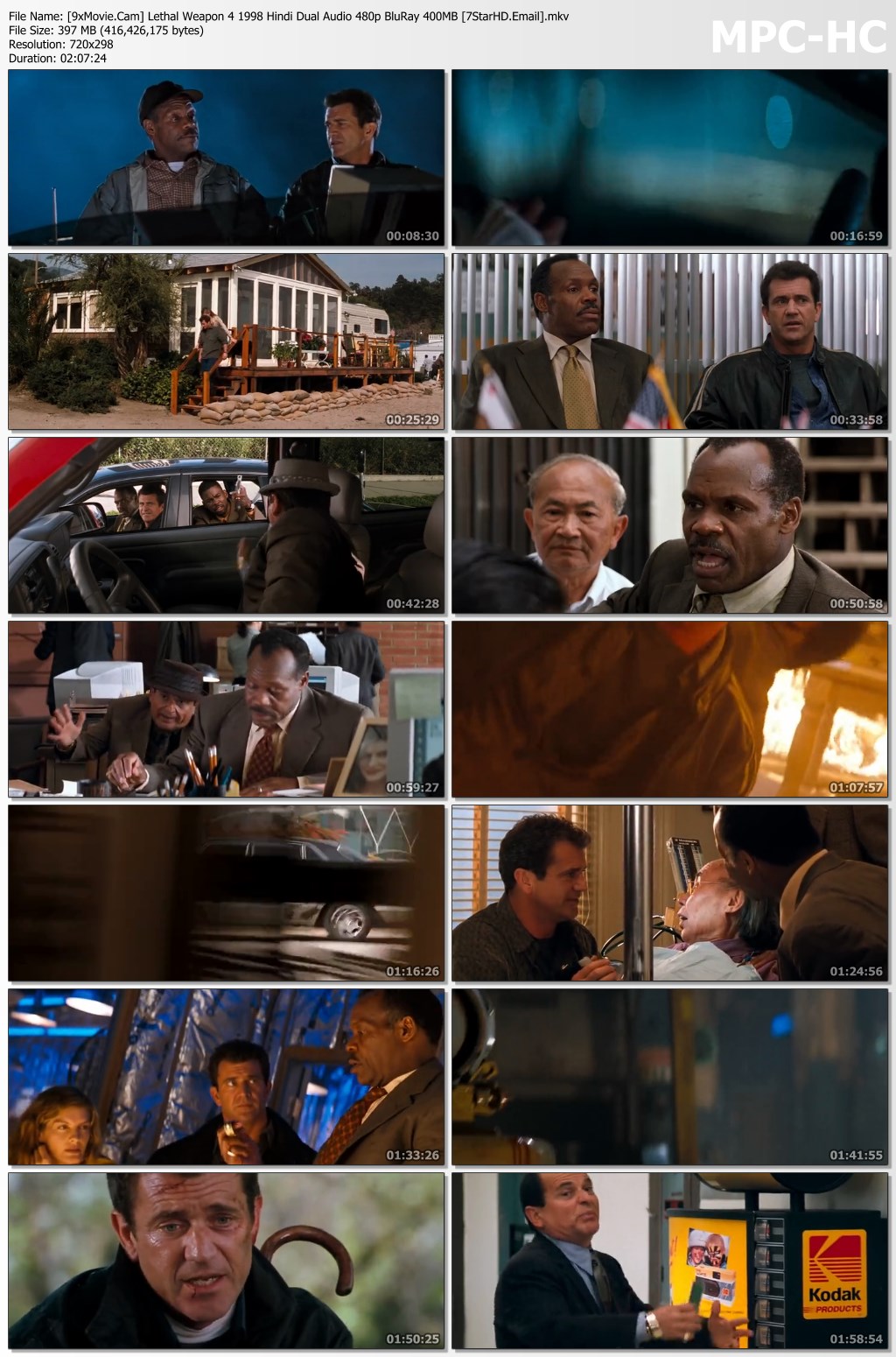 Lethal Weapon 4 1998 Hindi Dual Audio 480p BluRay x264 400MB