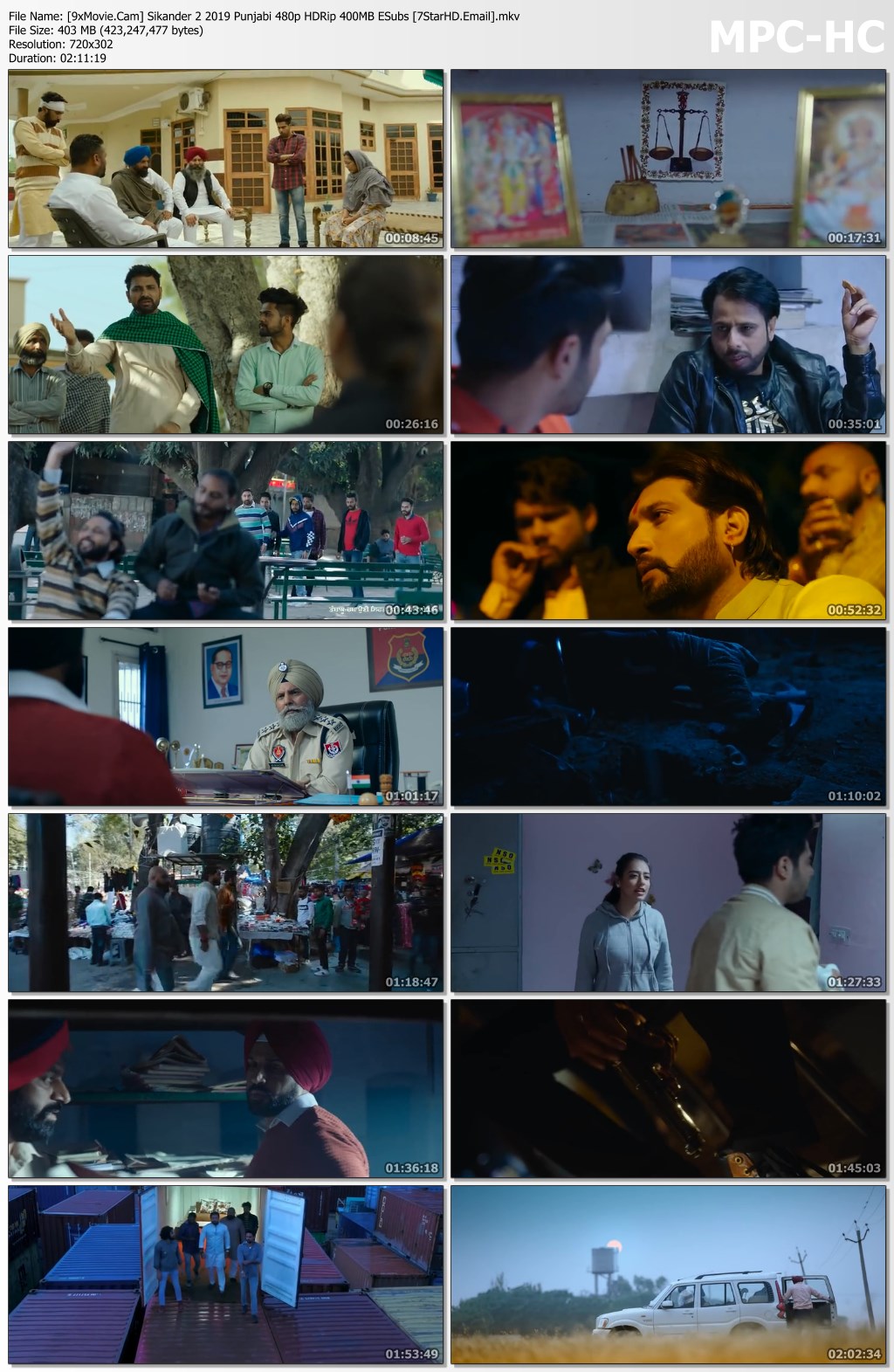 Sikander 2 2019 Punjabi 480p HDRip x264 400MB ESubs