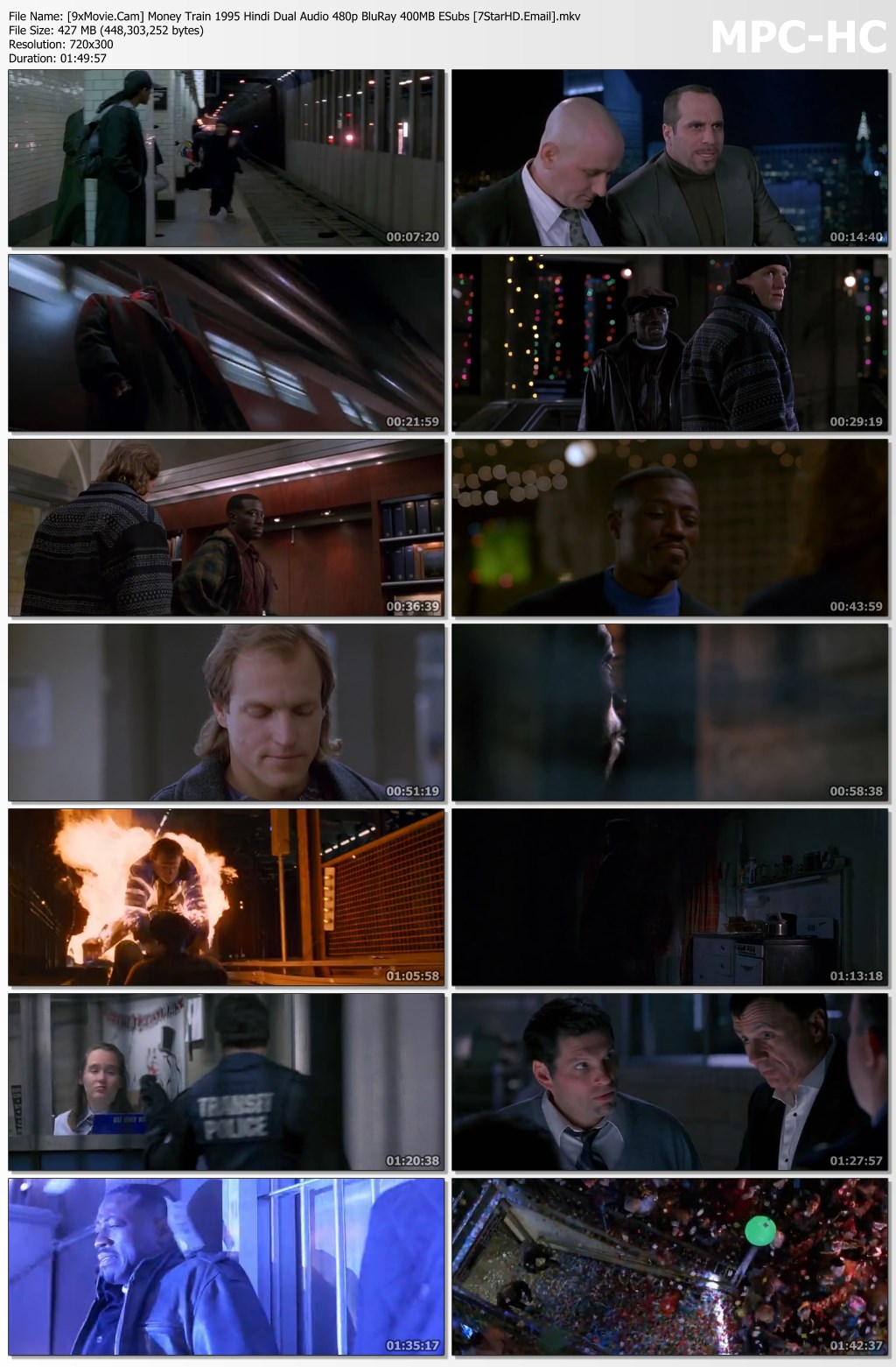 Money Train 1995 Hindi Dual Audio 480p BluRay x264 400MB ESubs