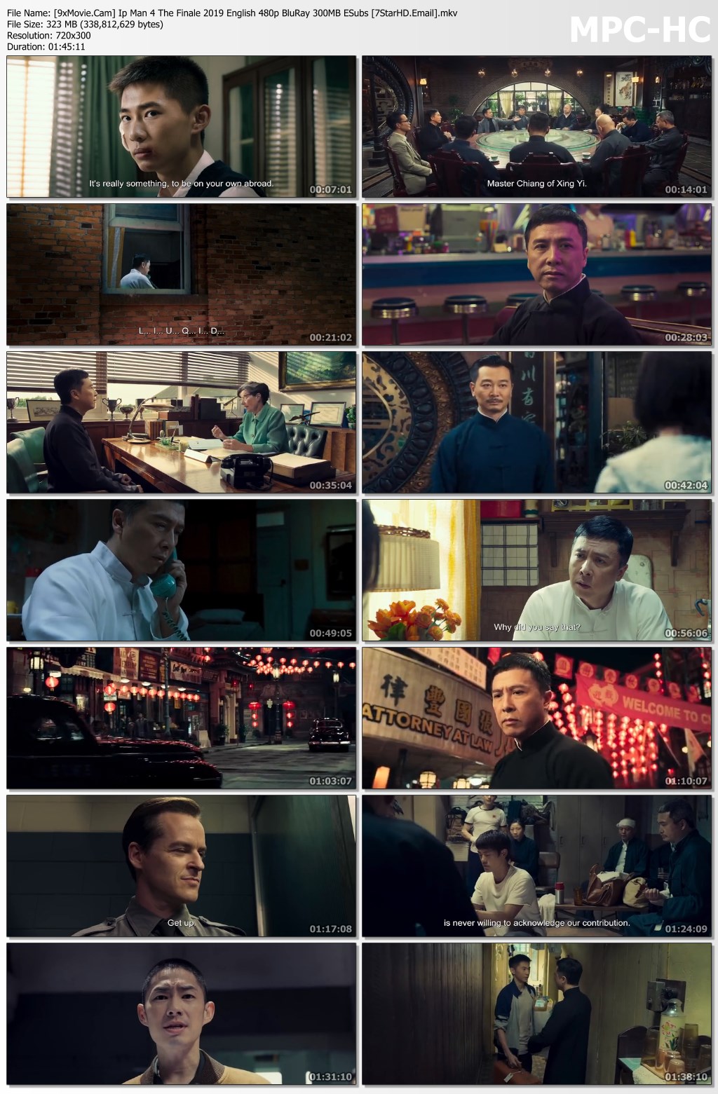 Ip Man 4 The Finale 2019 English 480p BluRay x264 300MB ESubs