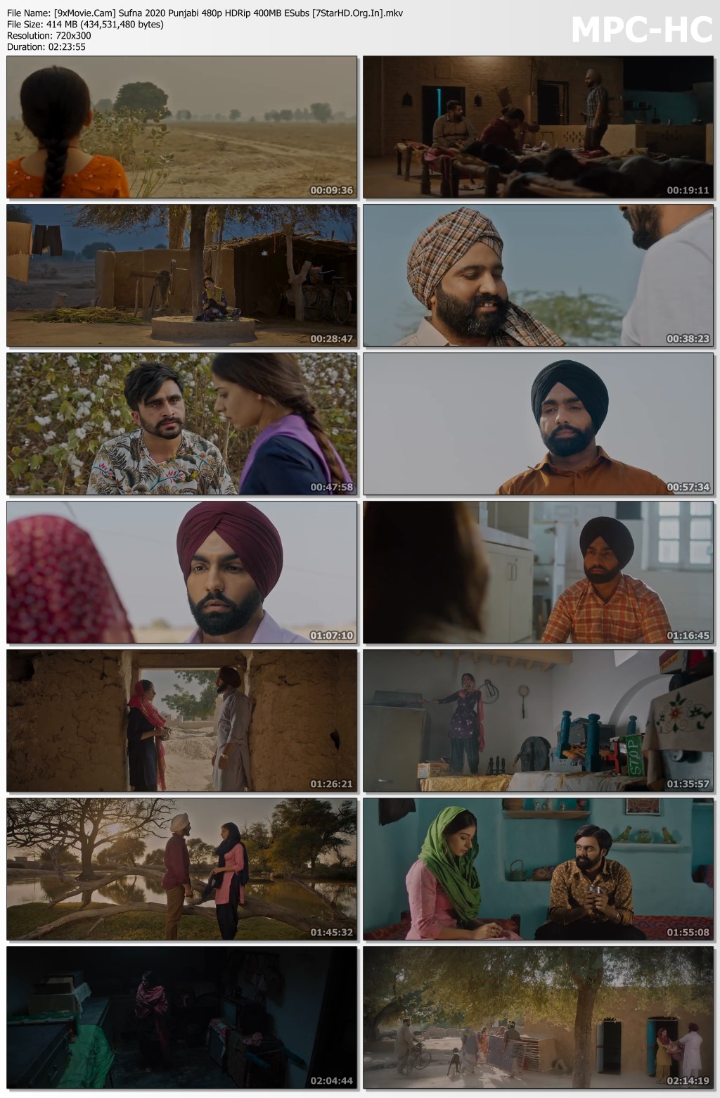 Sufna 2020 Punjabi 480p HDRip x264 400MB ESubs