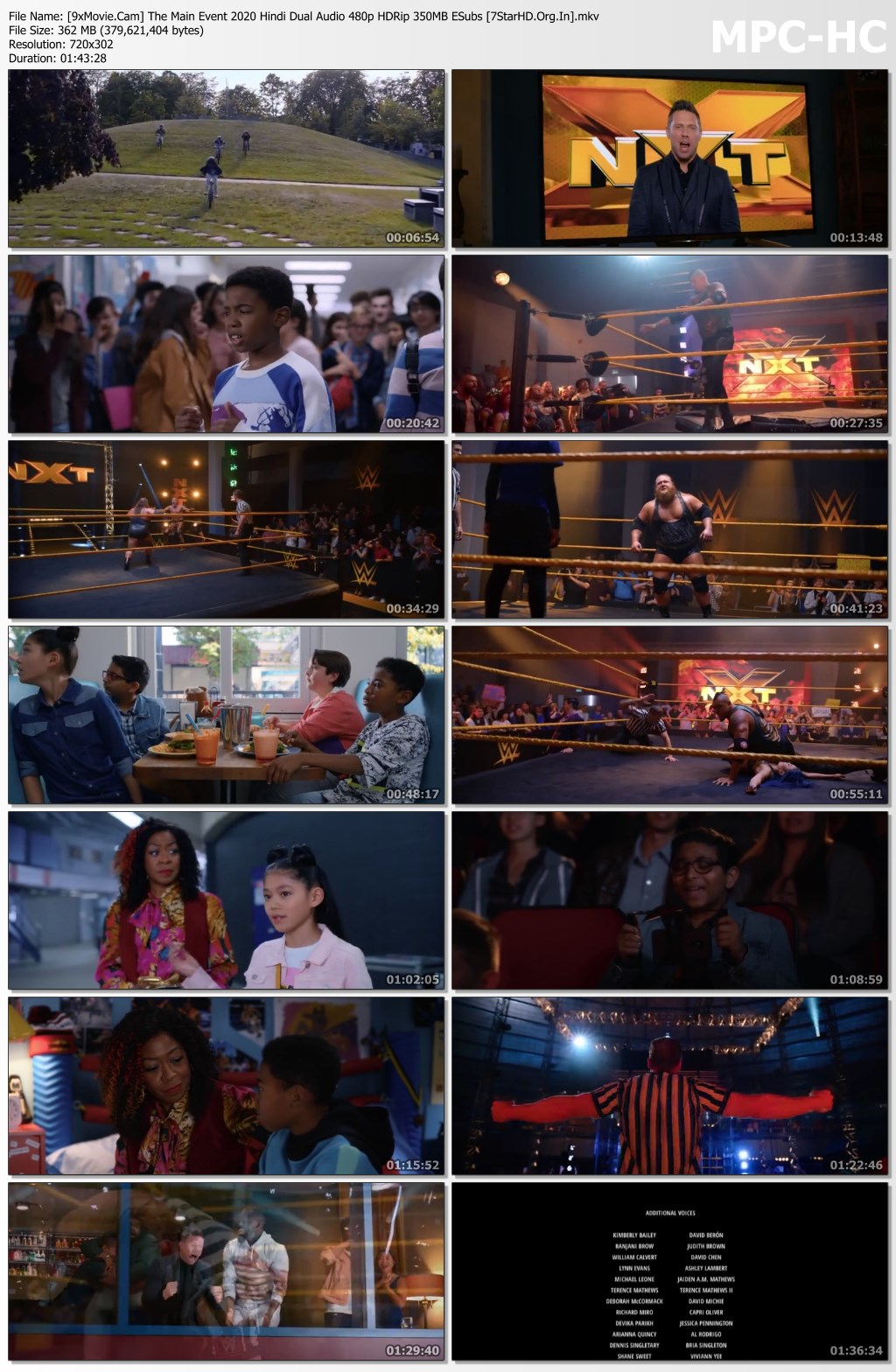 The Main Event 2020 Hindi Dual Audio 480p HDRip x264 350MB ESubs