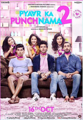 Pyaar Ka Punchnama 2 2015 Hindi 480p HDRip x264 350MB ESubs