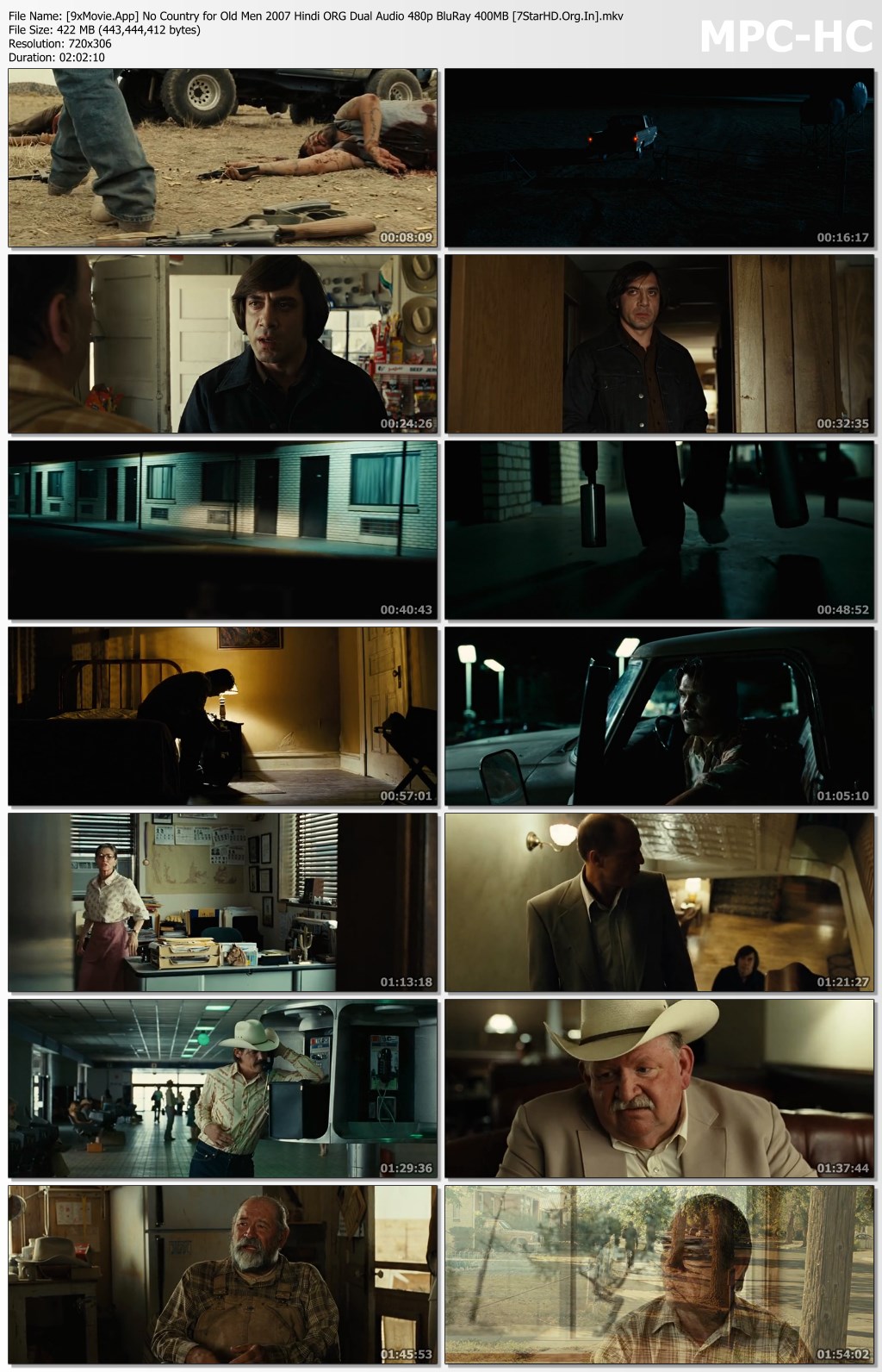 No Country for Old Men 2007 Hindi ORG Dual Audio 480p BluRay x264 400MB