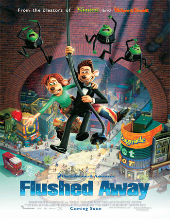 Flushed Away 2006 Hindi Dual Audio BRRip Full Movie 480p Download