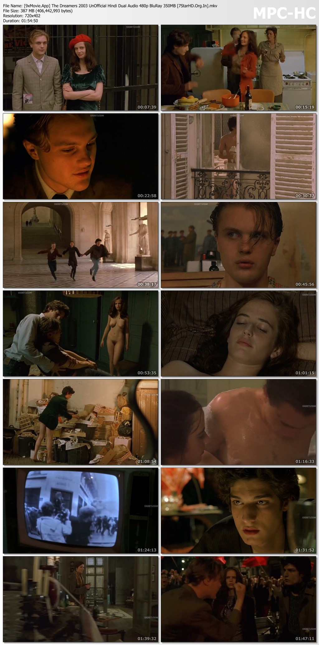 The Dreamers 2003 UnOfficial Hindi Dual Audio 480p BluRay x264 350MB