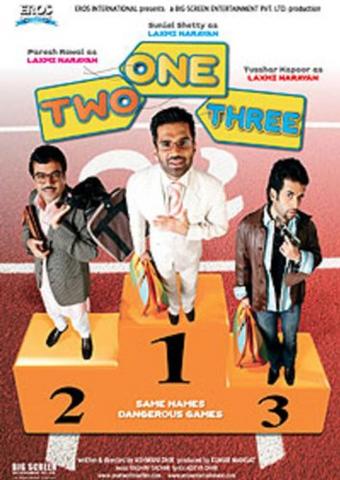 One Two Three 2008 Hindi 480p HDRip x264 400MB