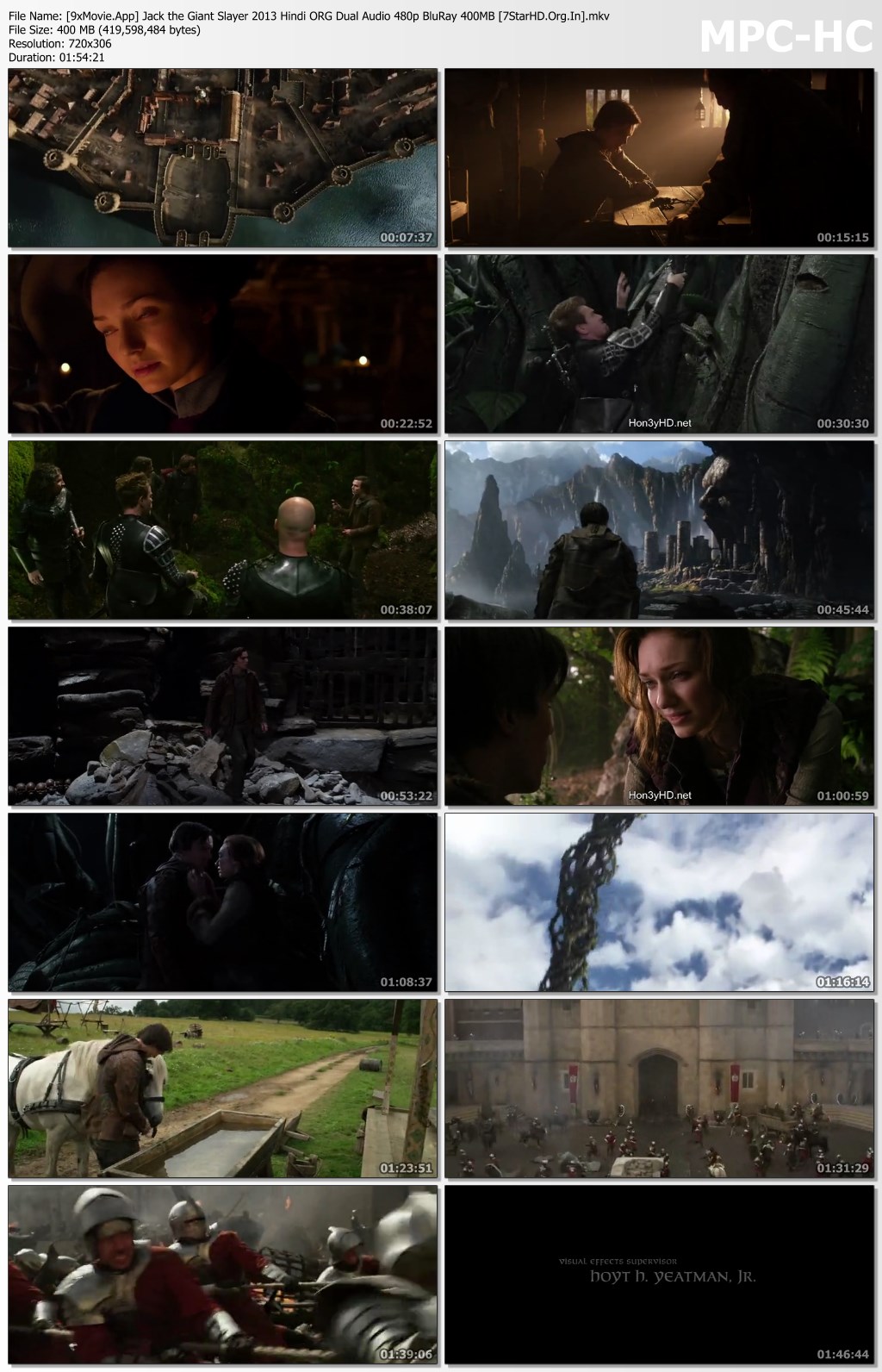 Jack the Giant Slayer 2013 Hindi ORG Dual Audio 480p BluRay x264 400MB