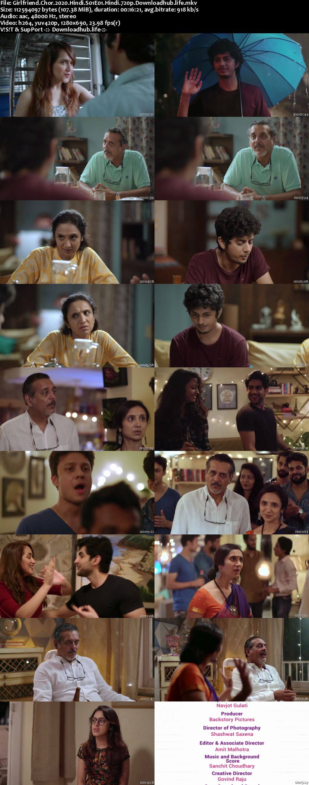 Girlfriend Chor 2020 Hindi Season 01 Complete 720p HDRip x264