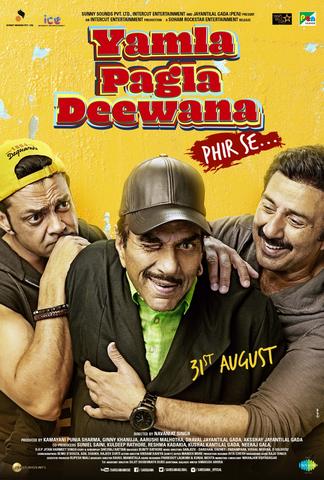 Yamla Pagla Deewana Phir Se 2018 Hindi 480p HDRip x264 400MB