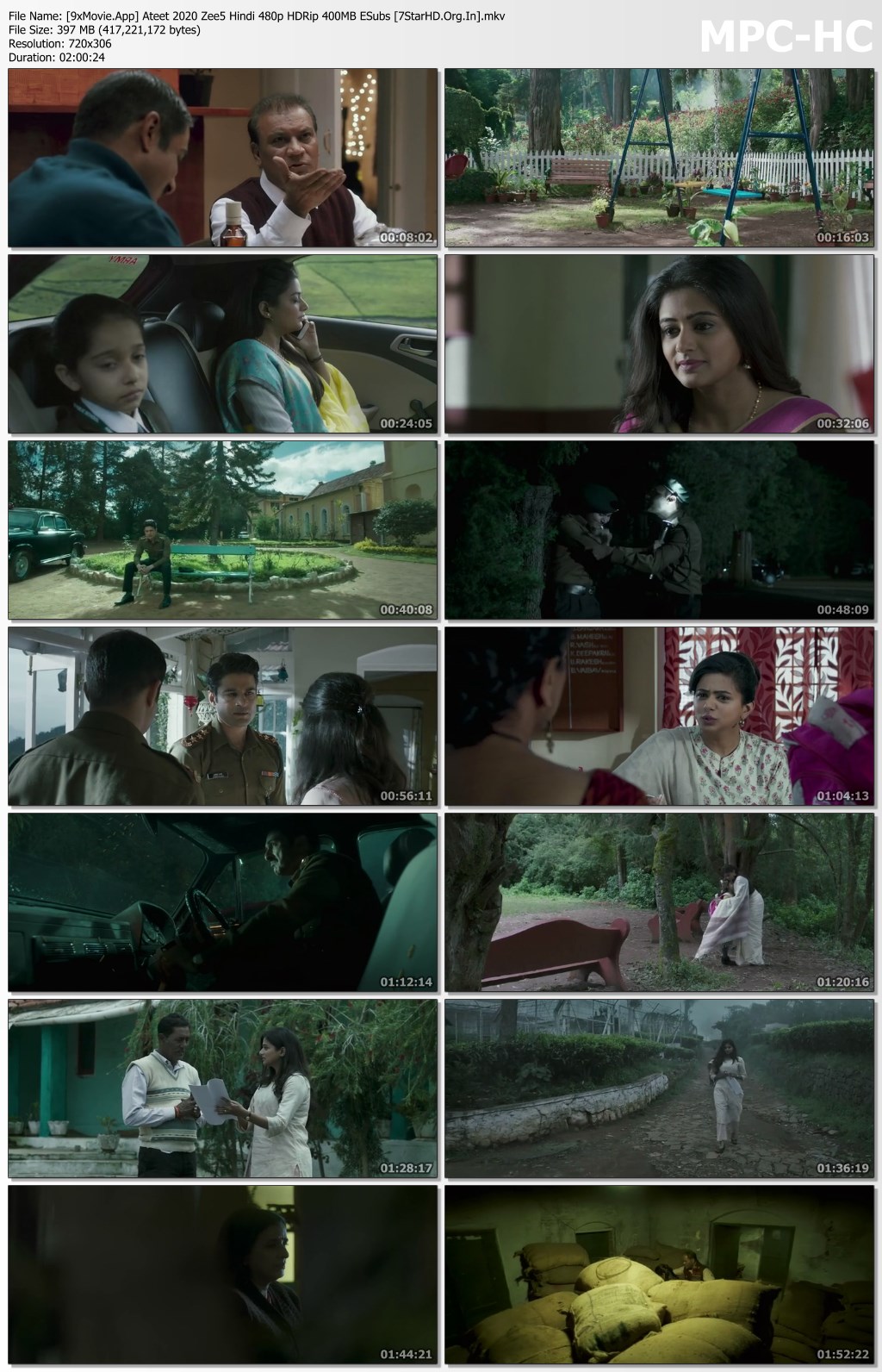 Ateet 2020 Zee5 Hindi 480p HDRip x264 400MB ESubs