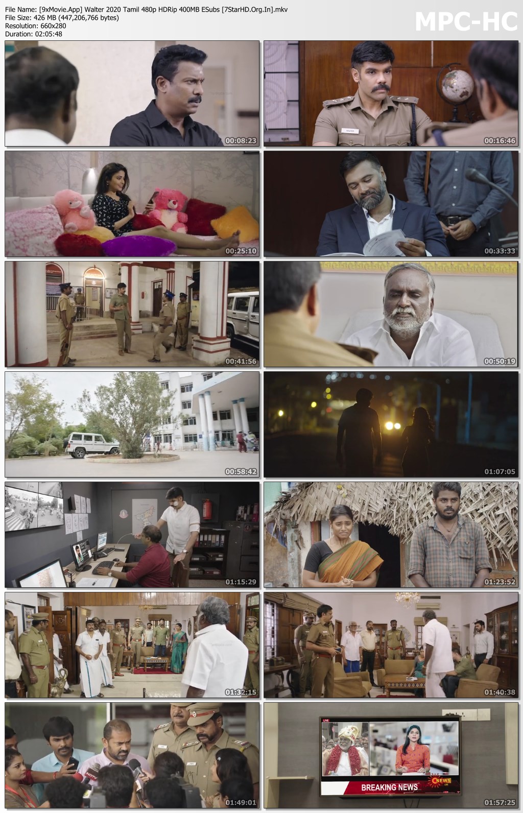 Walter 2020 Tamil 480p HDRip x264 400MB ESubs