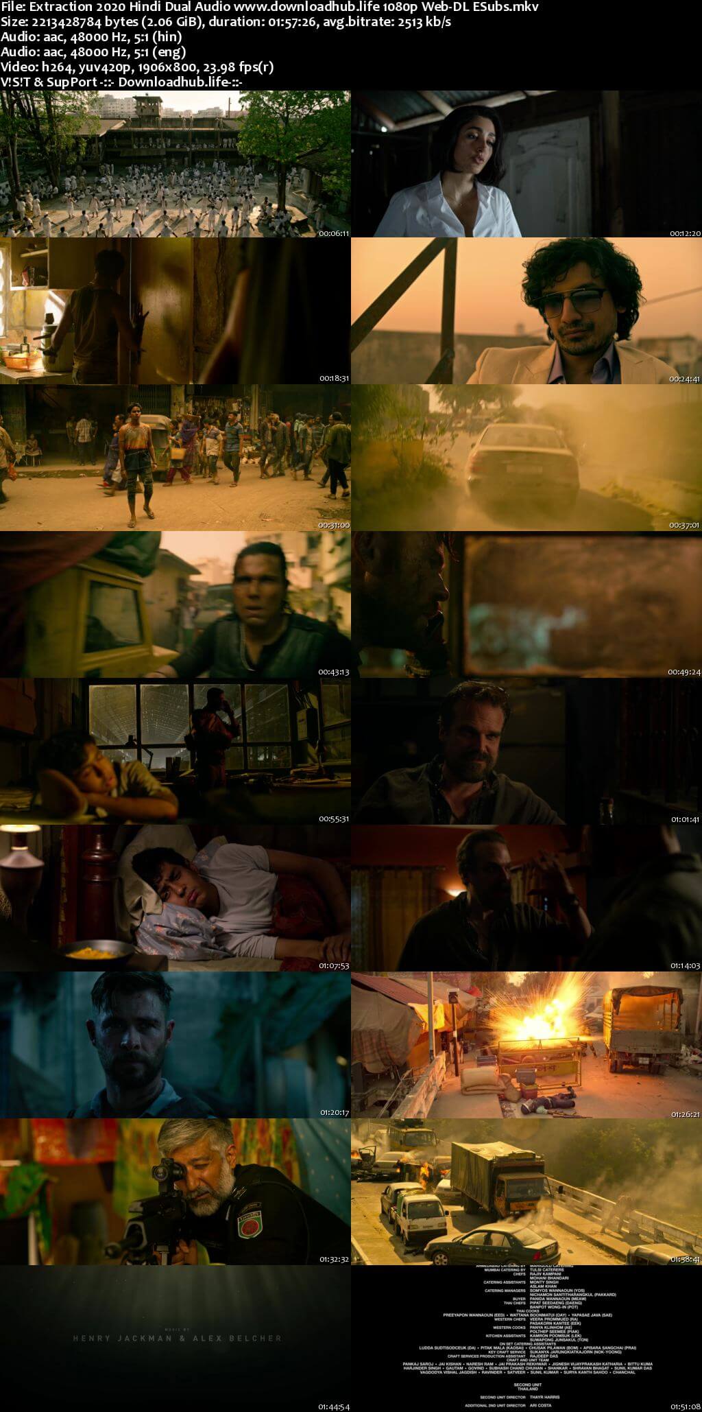 Extraction 2020 Hindi Dual Audio 1080p Web-DL ESubs