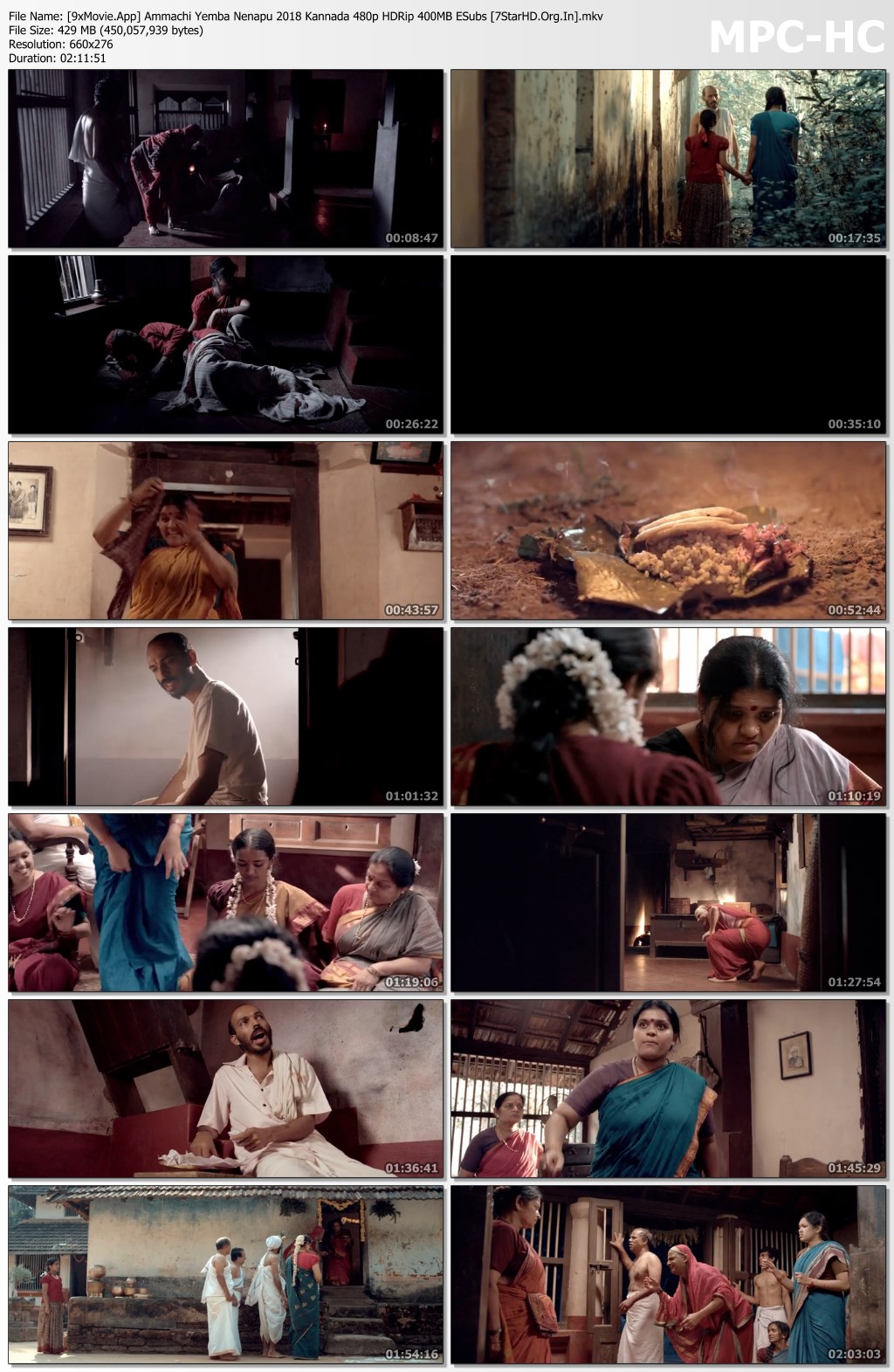 Ammachi Yemba Nenapu 2018 Kannada 480p HDRip x264 400MB ESubs