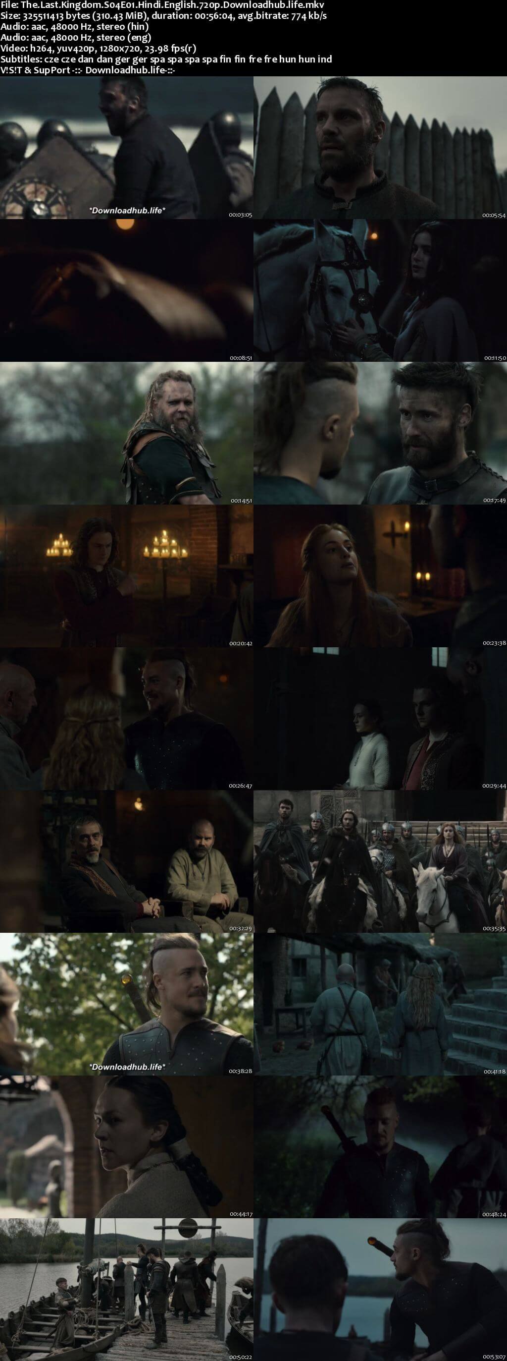 The Last Kingdom S04 Complete Hindi Dual Audio 720p Web-DL MSubs