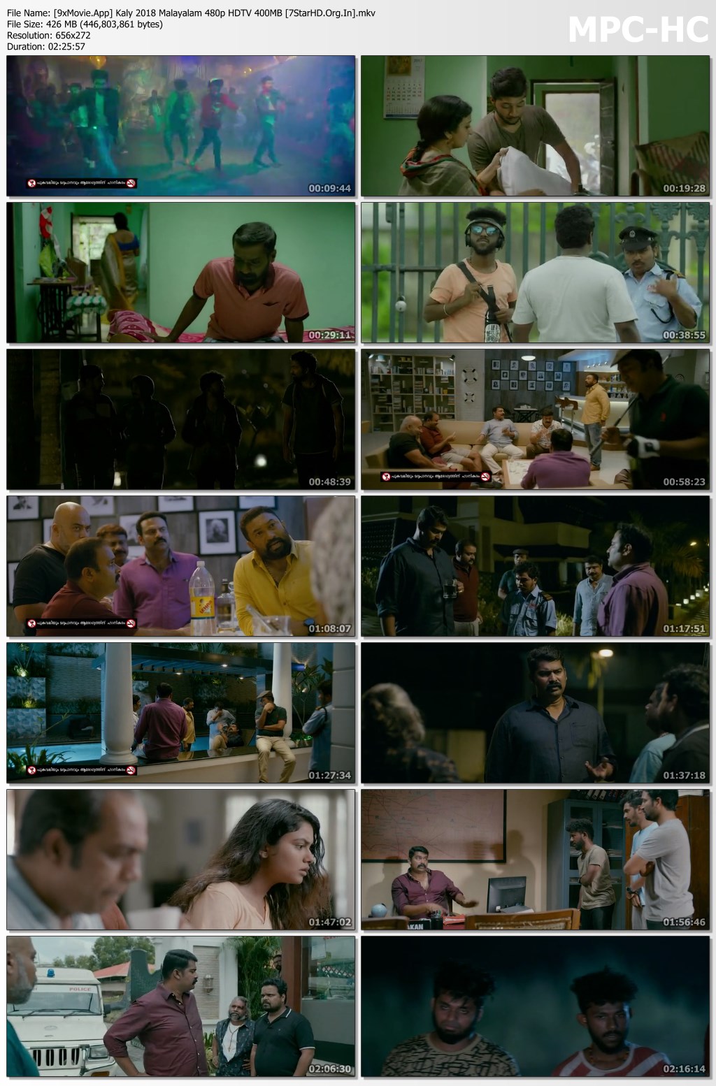 Kaly 2018 Malayalam 480p HDTV x264 400MB