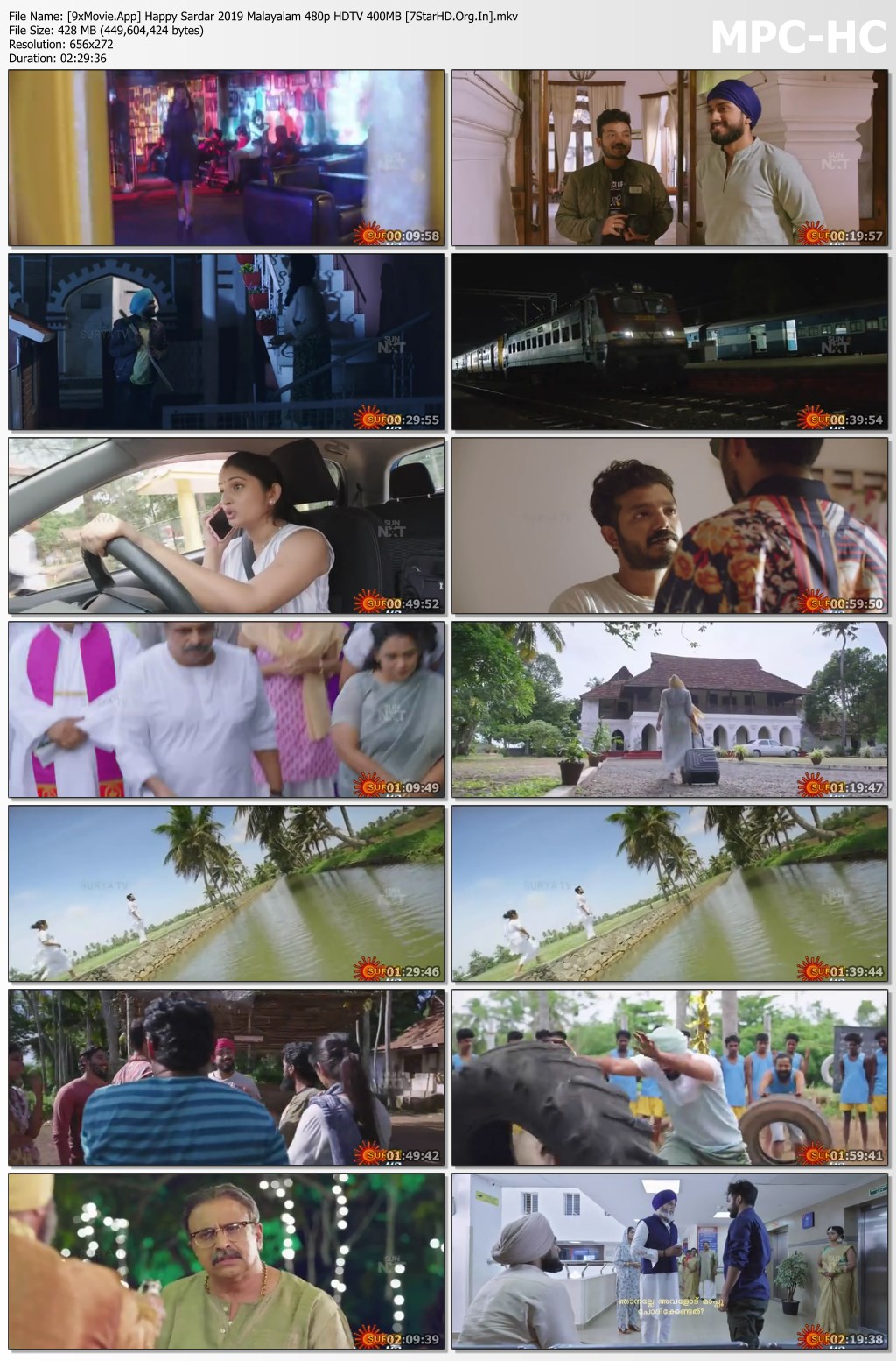 Happy Sardar 2019 Malayalam 480p HDTV x264 400MB