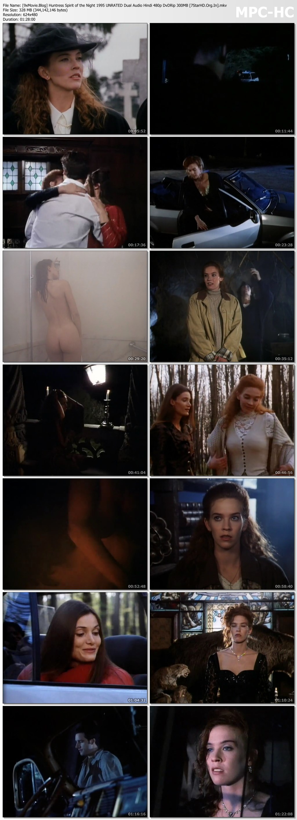 Huntress Spirit of the Night 1995 UNRATED Dual Audio Hindi 480p DvDRip x264 300MB