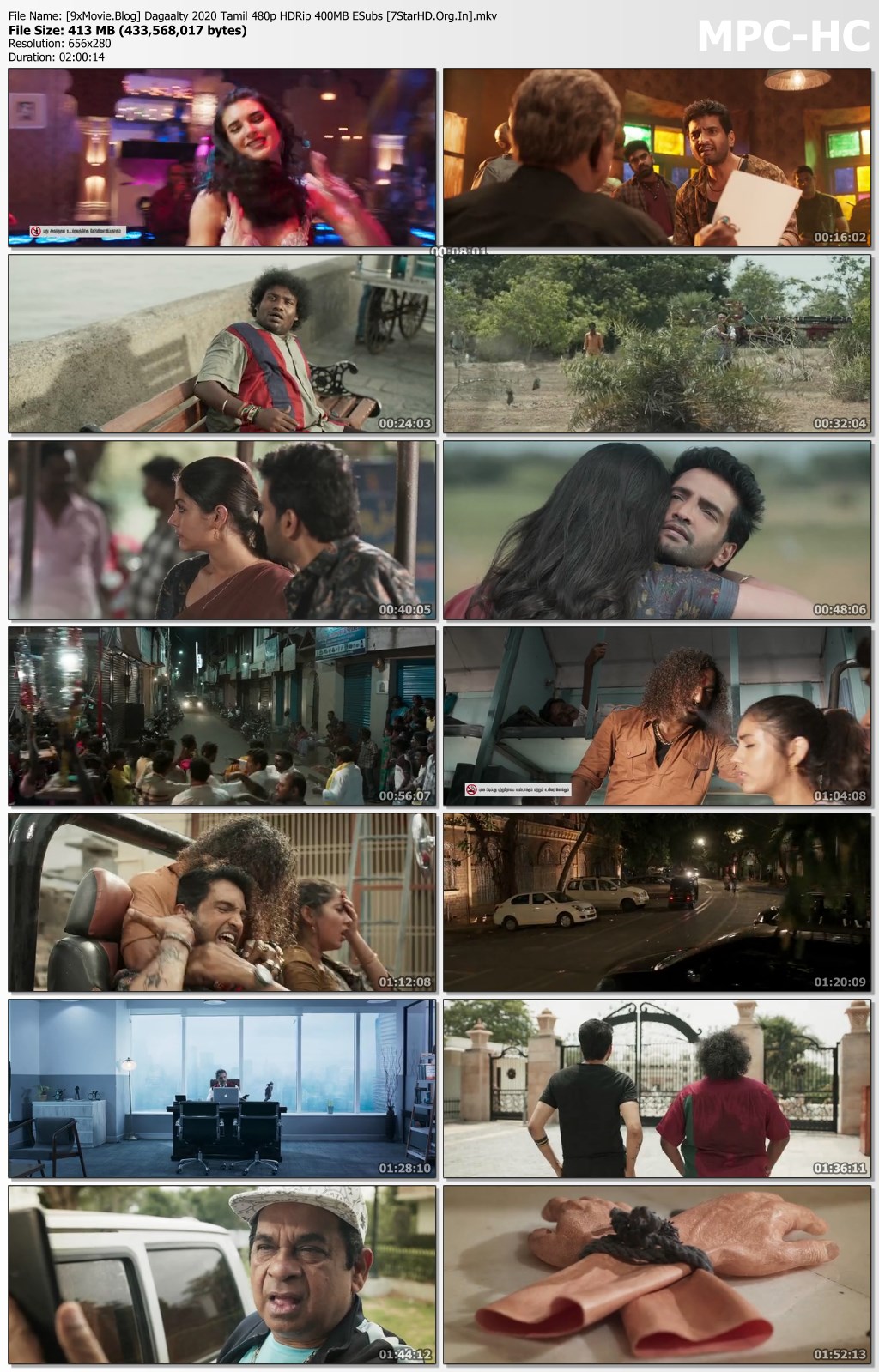 Dagaalty 2020 Tamil 480p HDRip x264 400MB ESubs