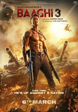 Baaghi 3 2020 Hindi 480p HDRip x264 400MB ESubs