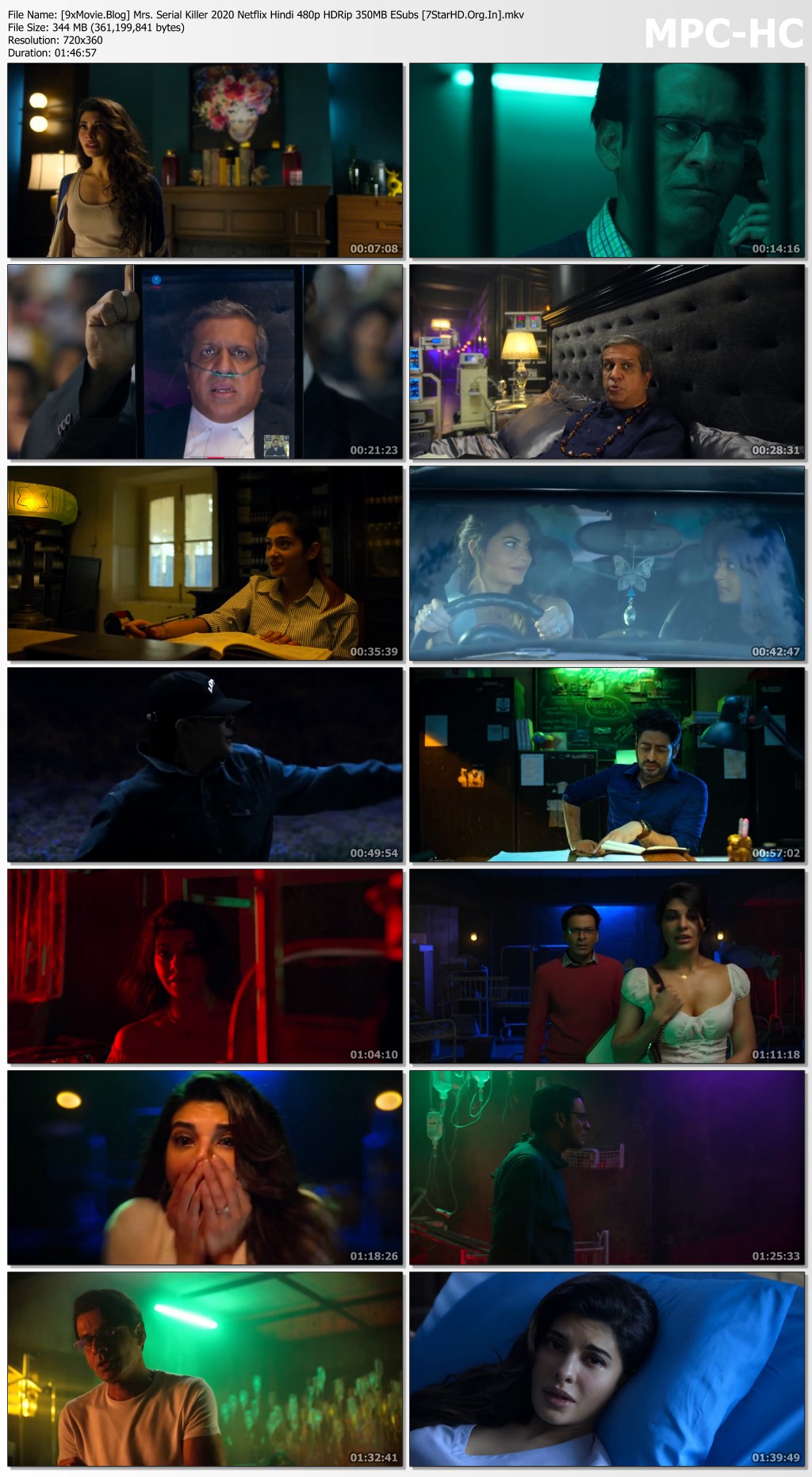 Mrs. Serial Killer 2020 Netflix Hindi 480p HDRip x264 350MB ESubs