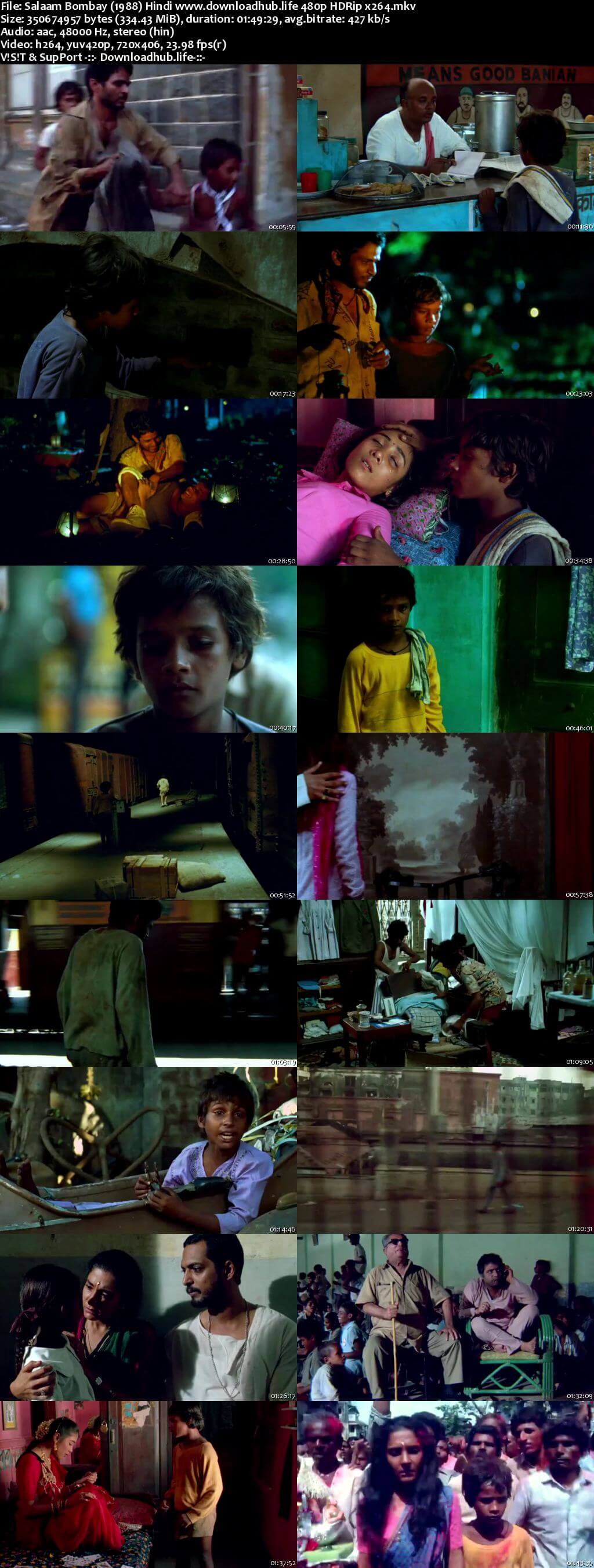 Salaam Bombay 1988 Hindi 300MB HDRip 480p