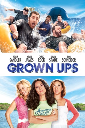 Grown Ups 2010 Dual Audio Hindi 480p BluRay x264 300MB