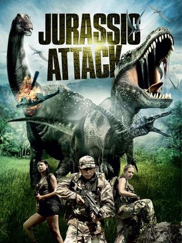 Jurassic Attack 2013 Dual Audio Hindi 480p BluRay x264 300MB