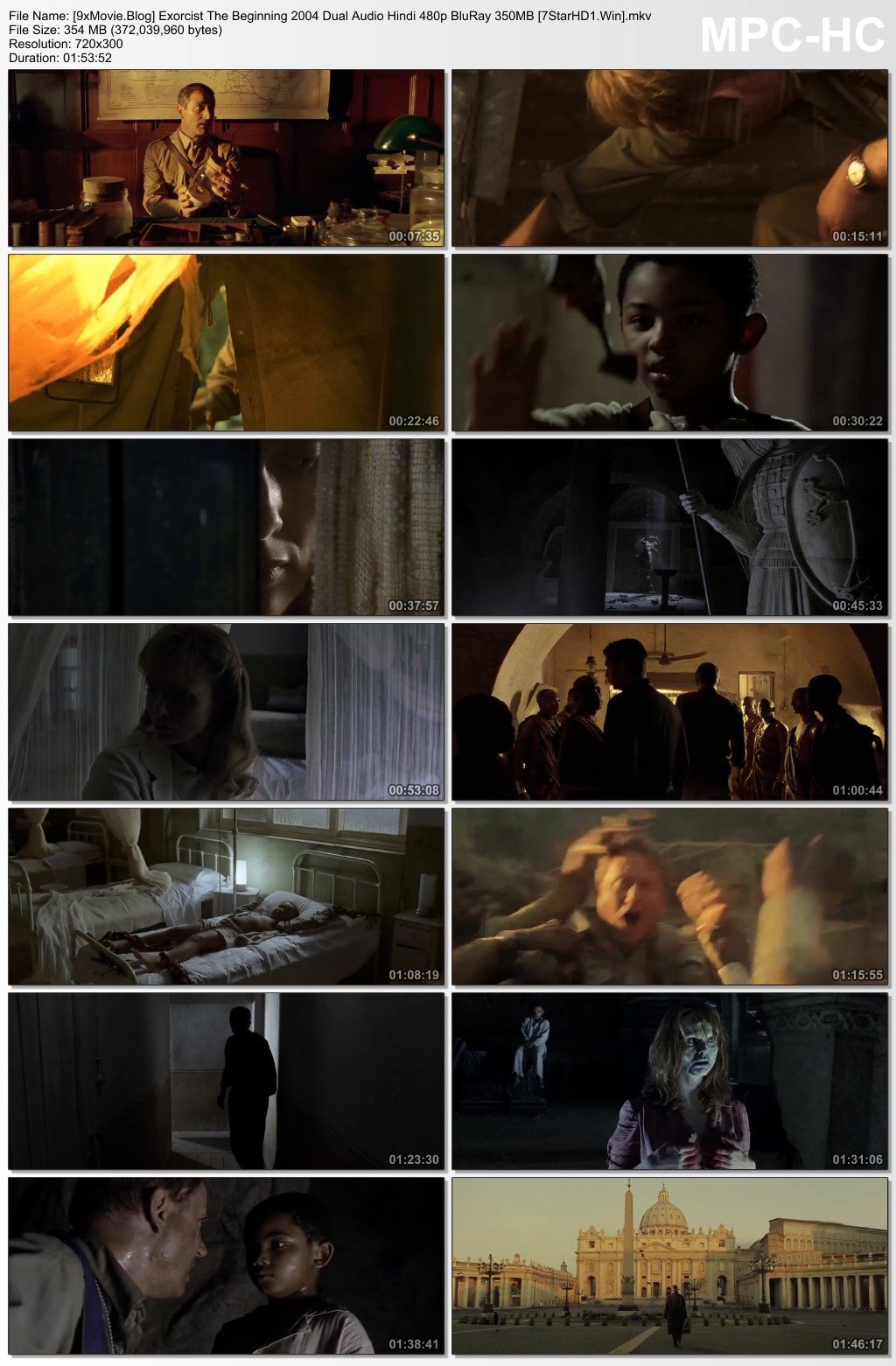 Exorcist The Beginning 2004 Dual Audio Hindi 480p BluRay x264 350MB