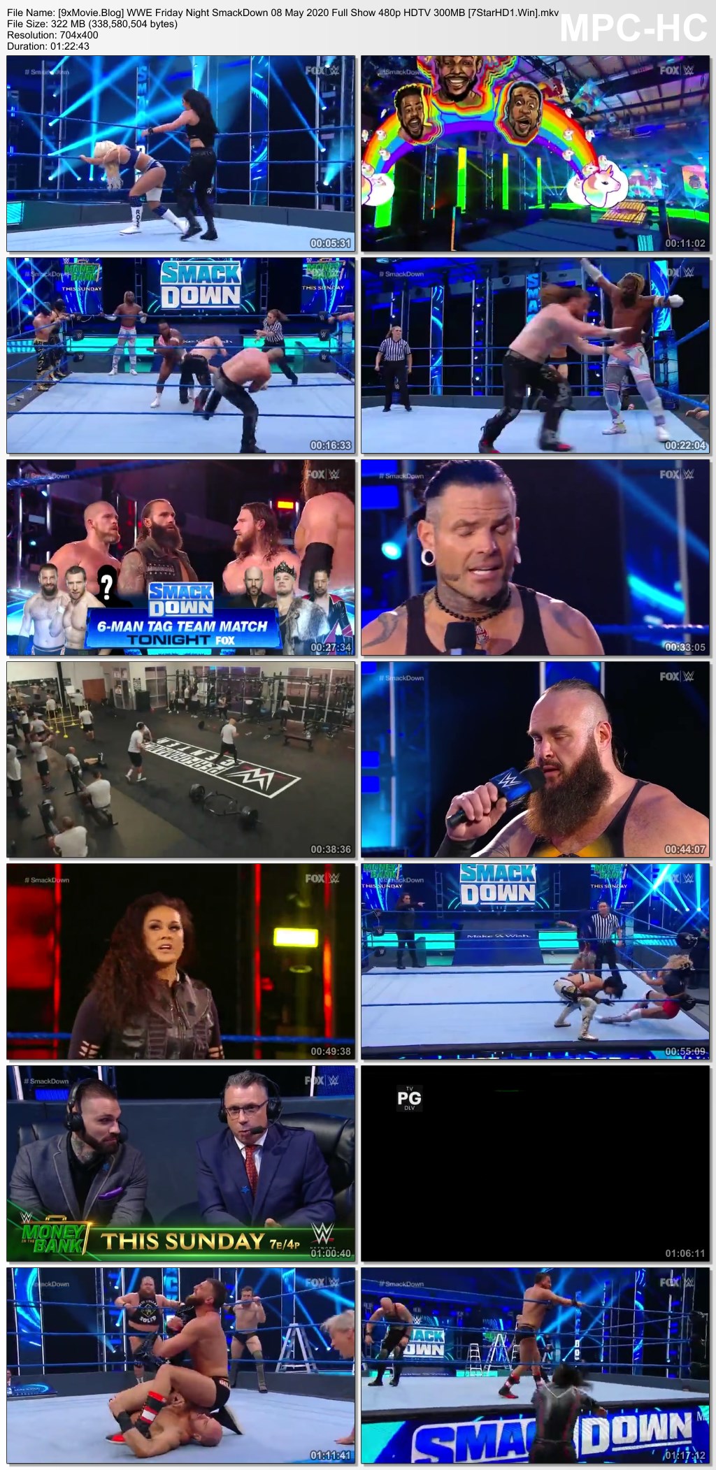 WWE Friday Night SmackDown 08 May 2020 Full Show 480p HDTV x264 300MB