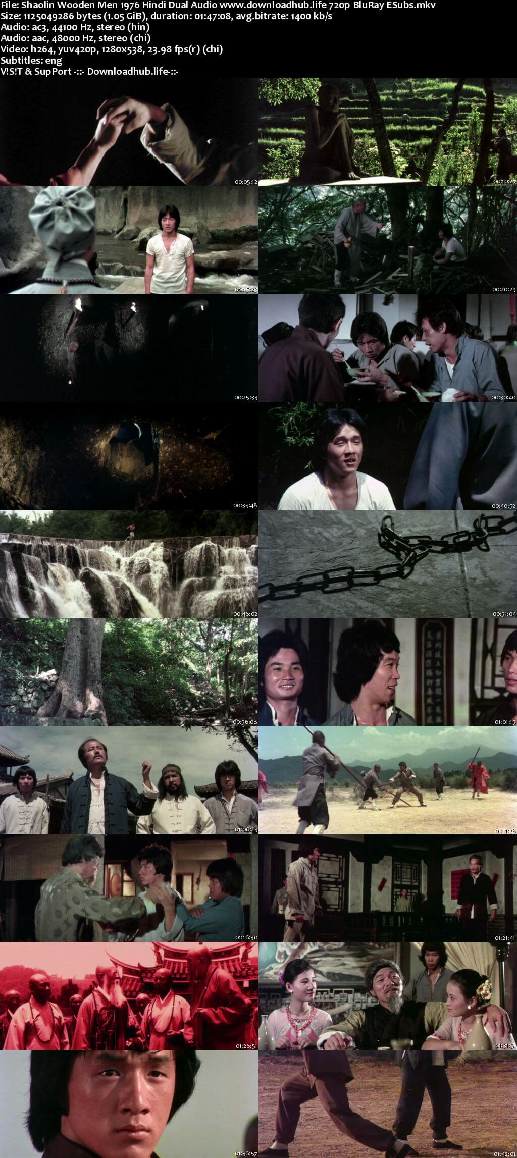 Shaolin Wooden Men 1976 Hindi Dual Audio 720p BluRay ESubs