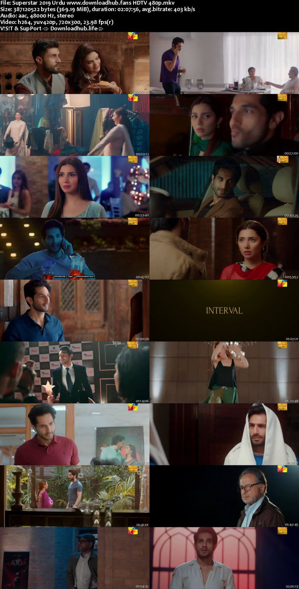 Superstar 2019 Urdu 350MB HDTV 480p