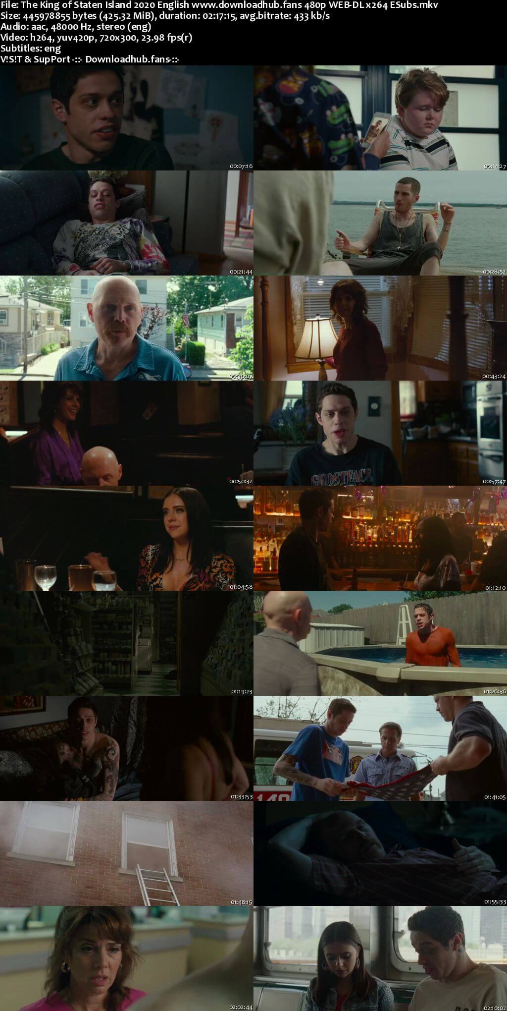 The King of Staten Island 2020 English 450MB Web-DL 480p ESubs