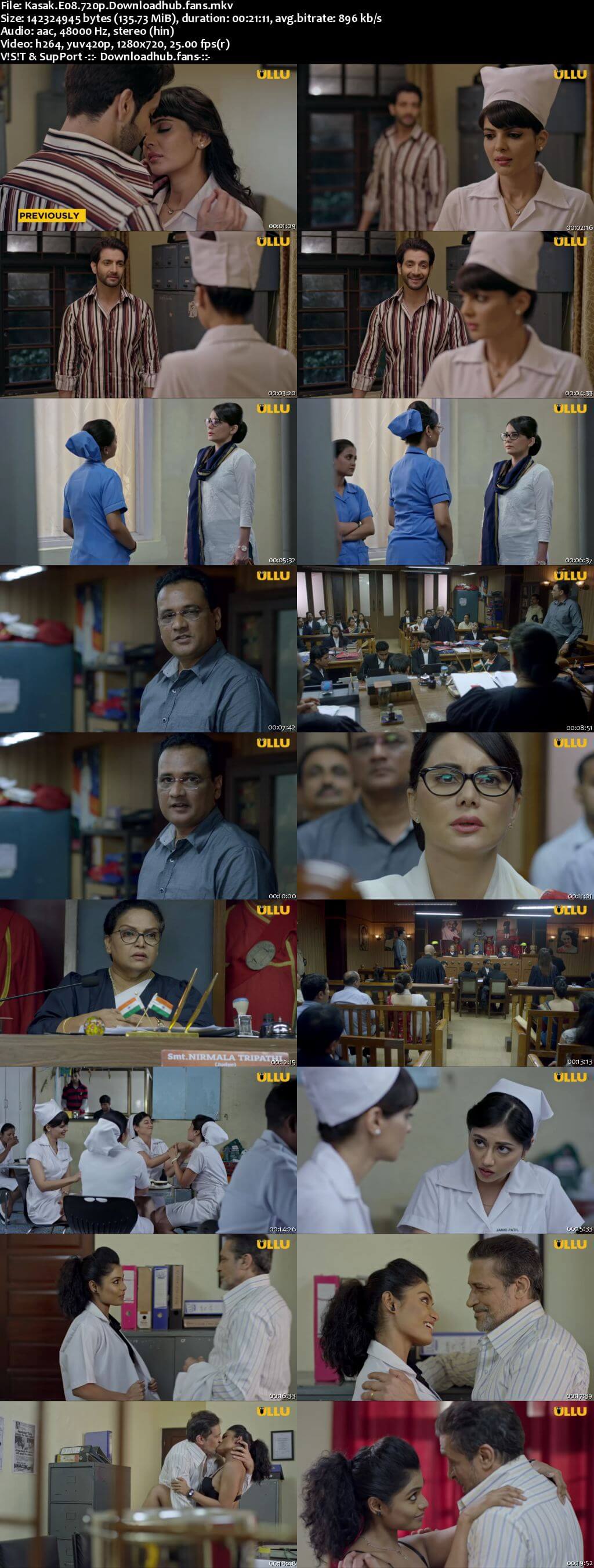 Kasak 2020 Hindi Part 3 ULLU WEB Series 720p HDRip x264