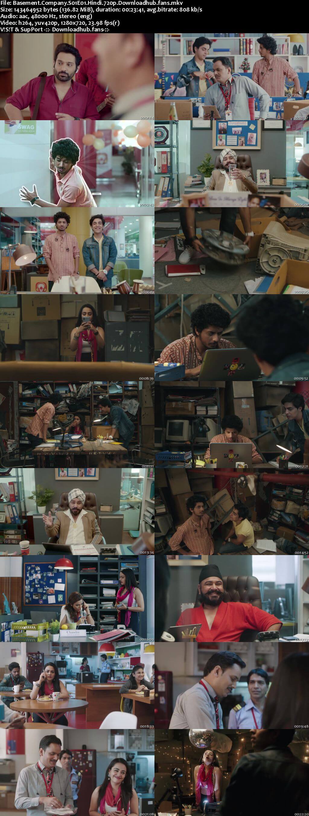 Basement Company 2020 Hindi Season 01 Complete 720p HDRip x264