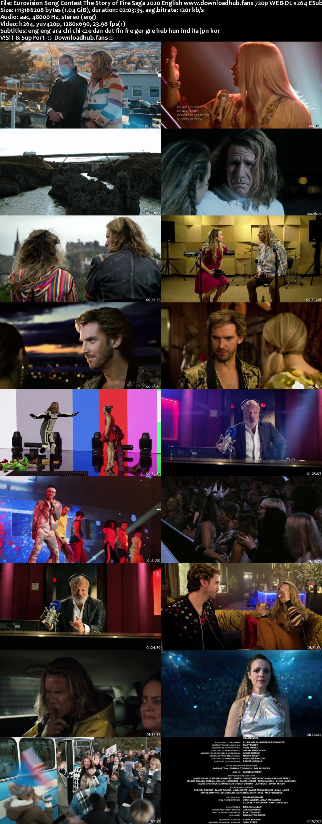 Eurovision Song Contest The Story of Fire Saga 2020 English 720p NF Web-DL 1GB MSubs