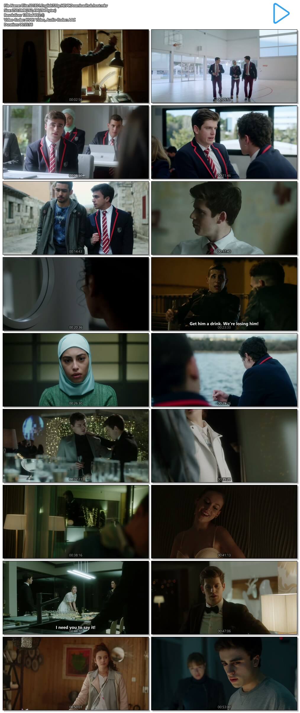 Elite S01 Complete 720p NF Web-DL MSubs HEVC