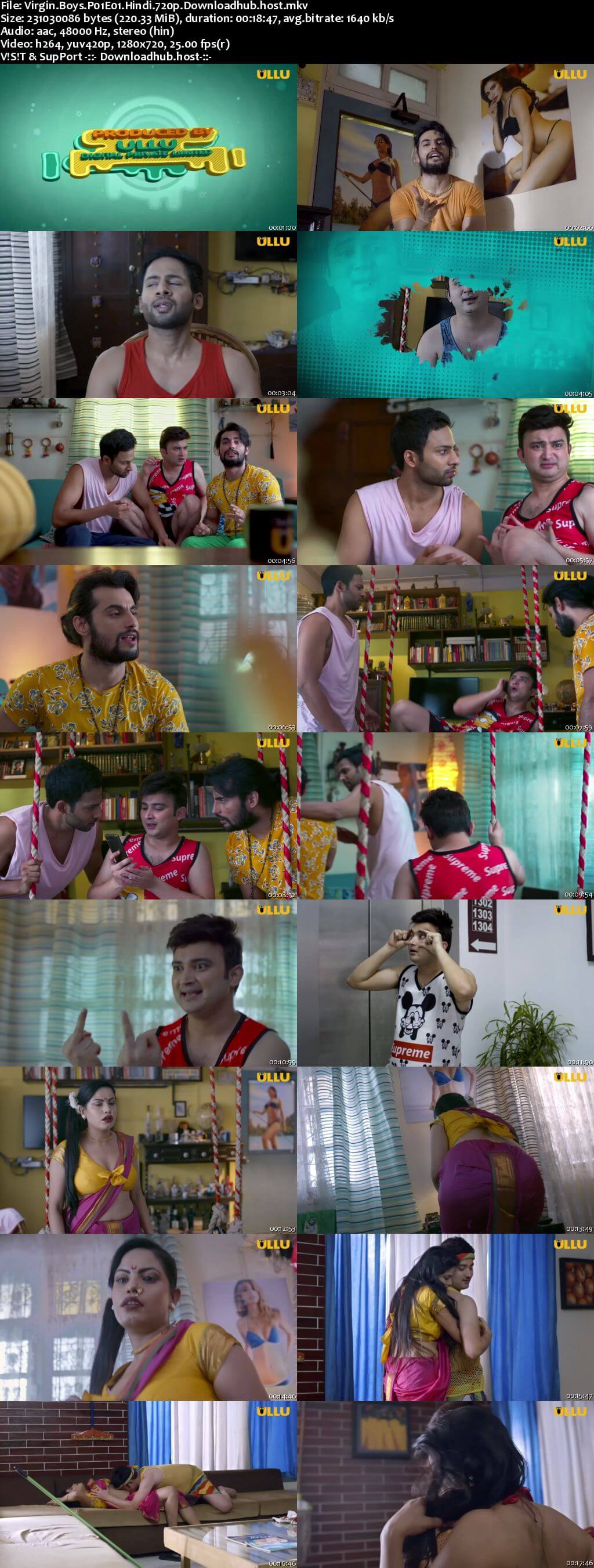 Virgin Boys 2020 Hindi Part 1 ULLU WEB Series 720p HDRip x264